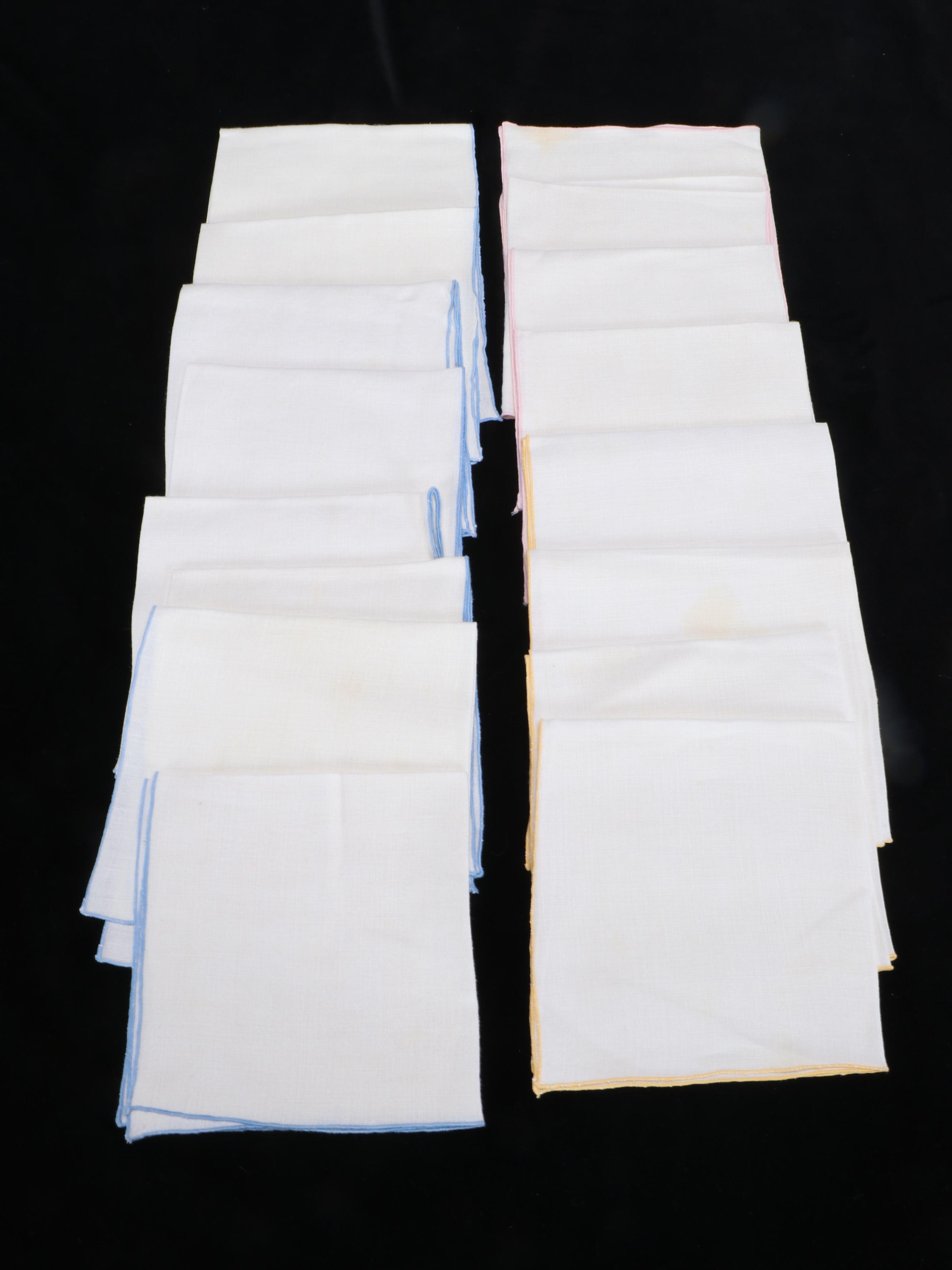 Belgian Lace with Other Vintage Table Linens