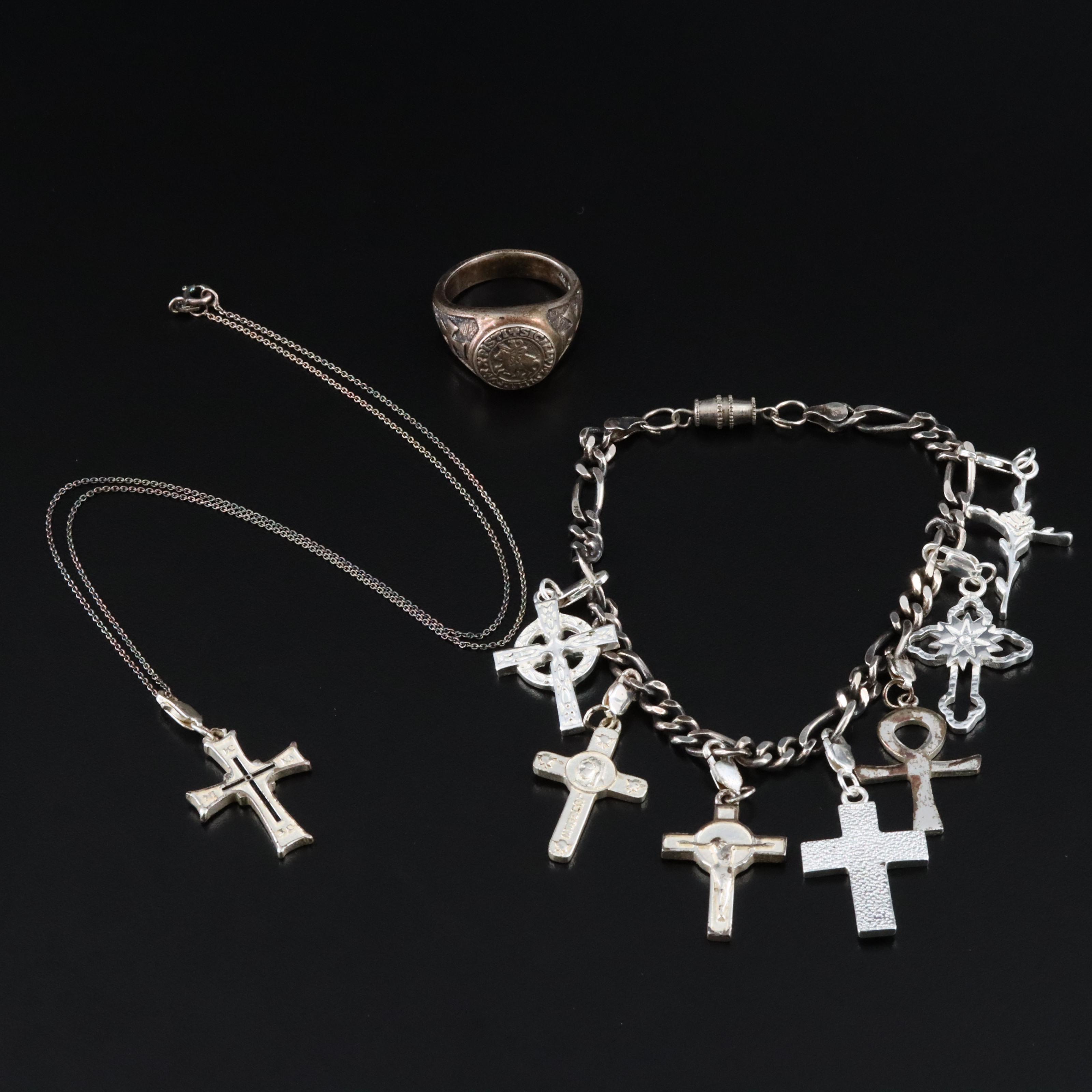 Sterling Religious Jewelry Assortment