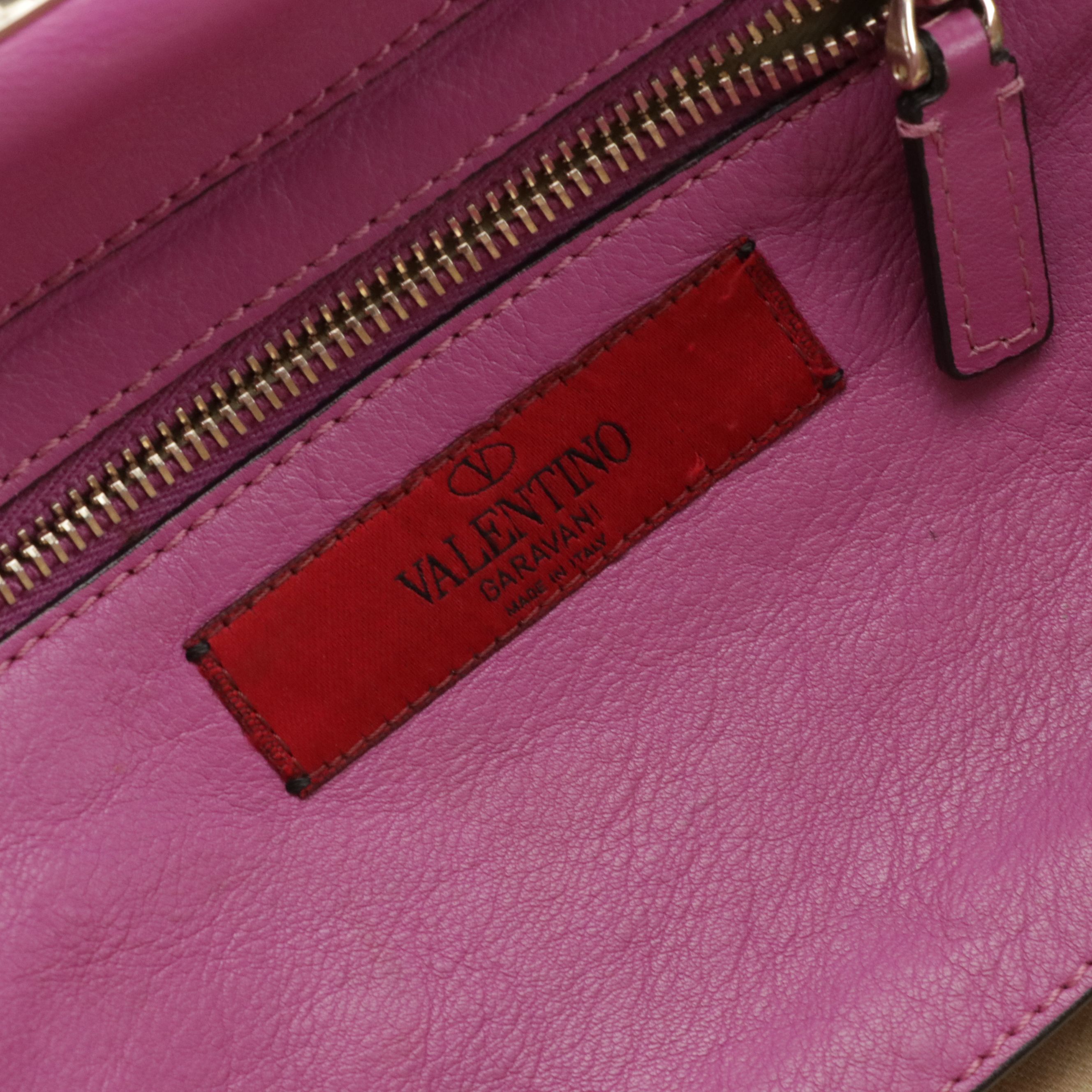 Valentino Garavani Small Rockstud Trapeze Two-Way Bag in Calfskin Leather