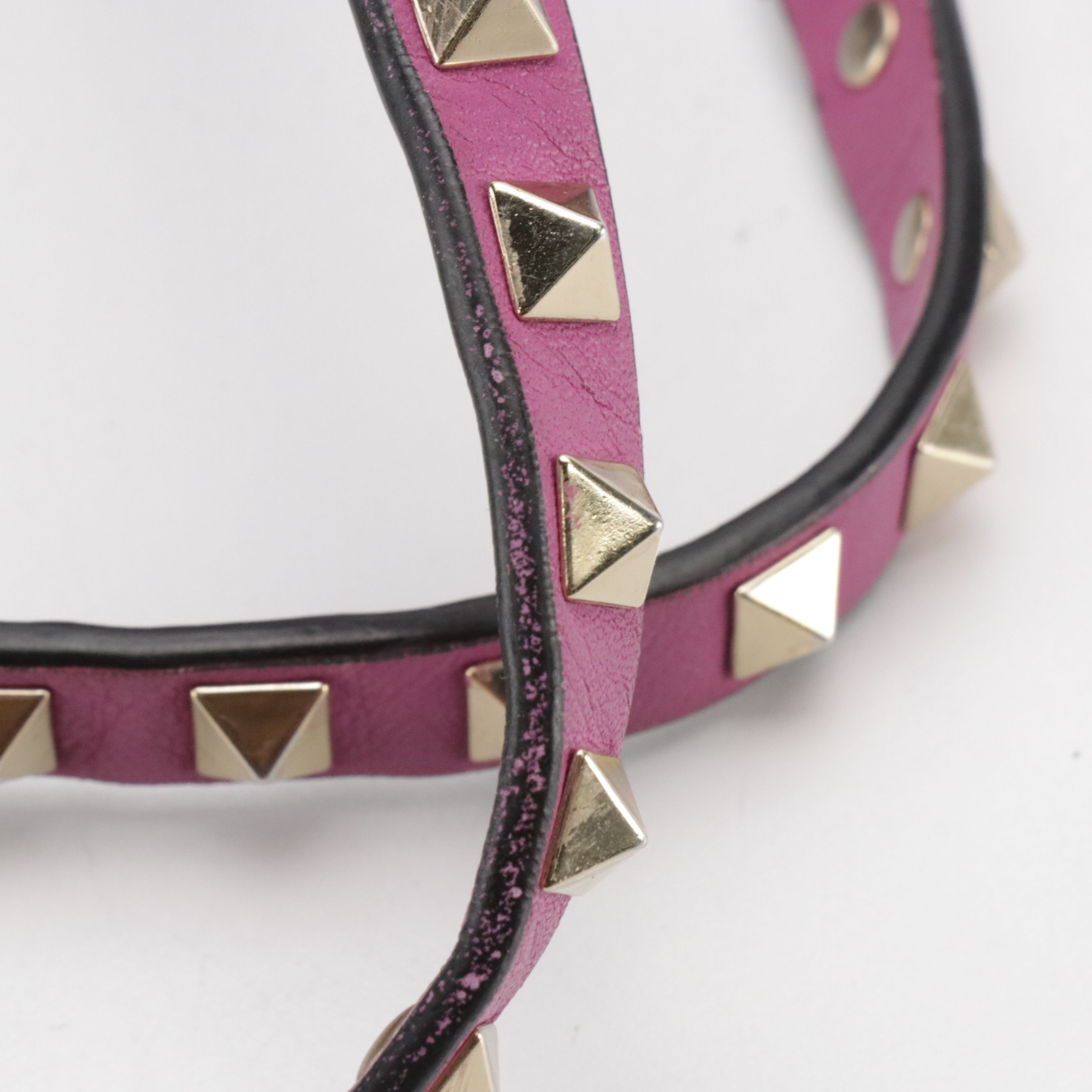 Valentino Garavani Small Rockstud Trapeze Two-Way Bag in Calfskin Leather