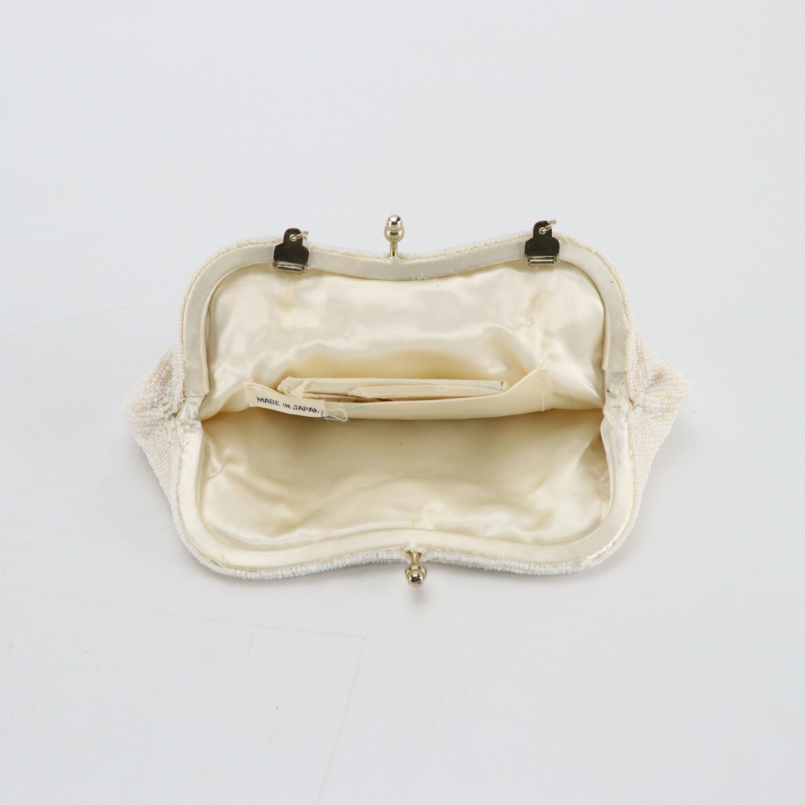 Harry Levine Satin Bag, Japanese Microbead Purse, Alligator Wallet, Coin Pouch