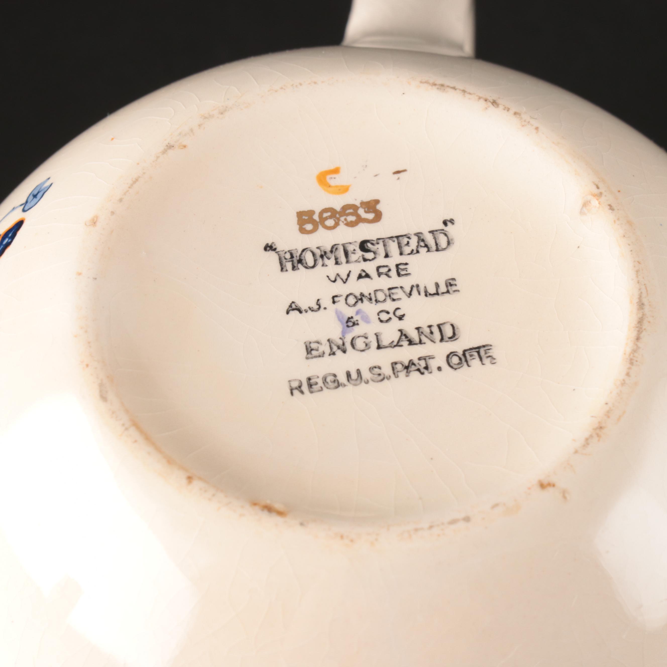 Alfred Meakin with Other Tea Sets and Table Accessories