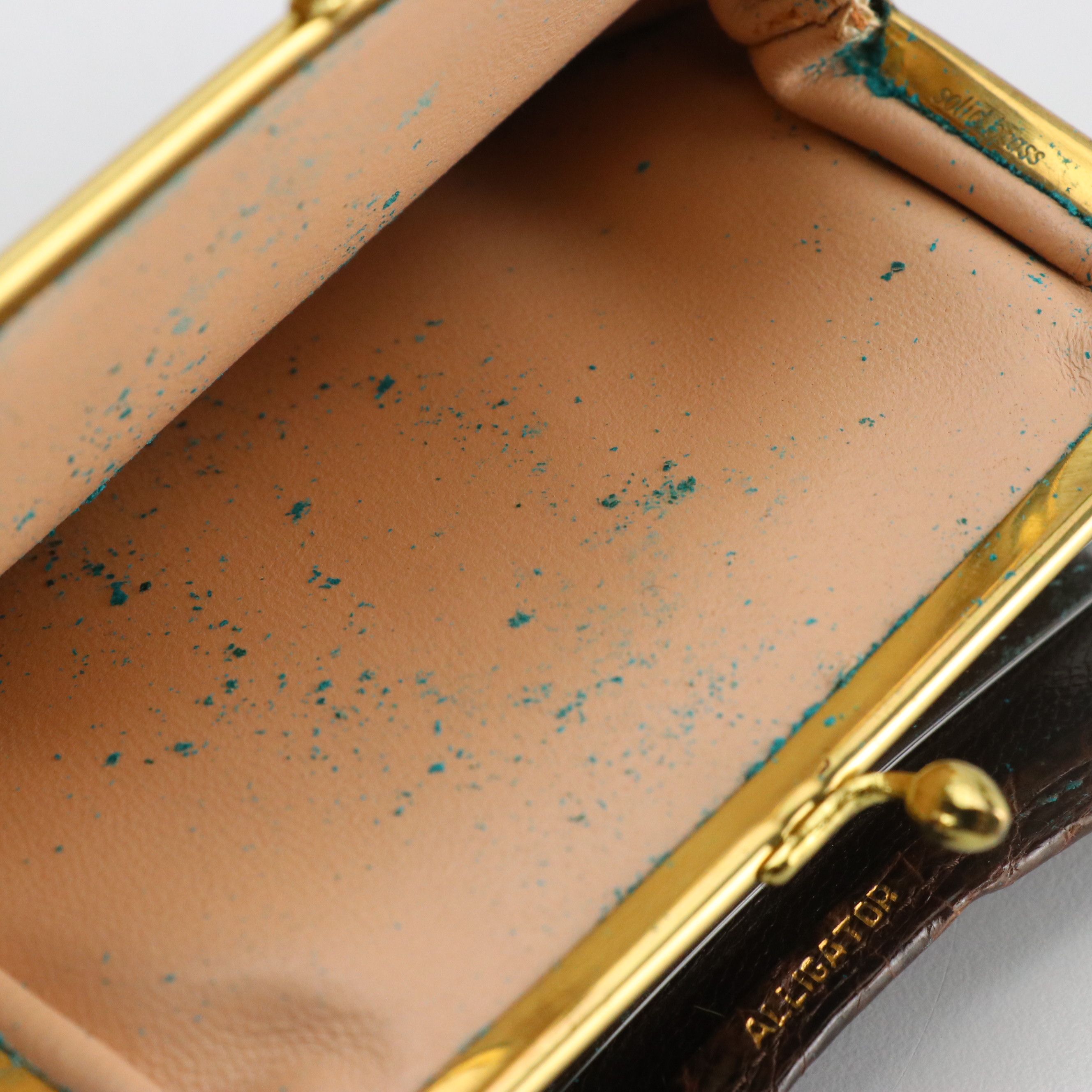 Harry Levine Satin Bag, Japanese Microbead Purse, Alligator Wallet, Coin Pouch