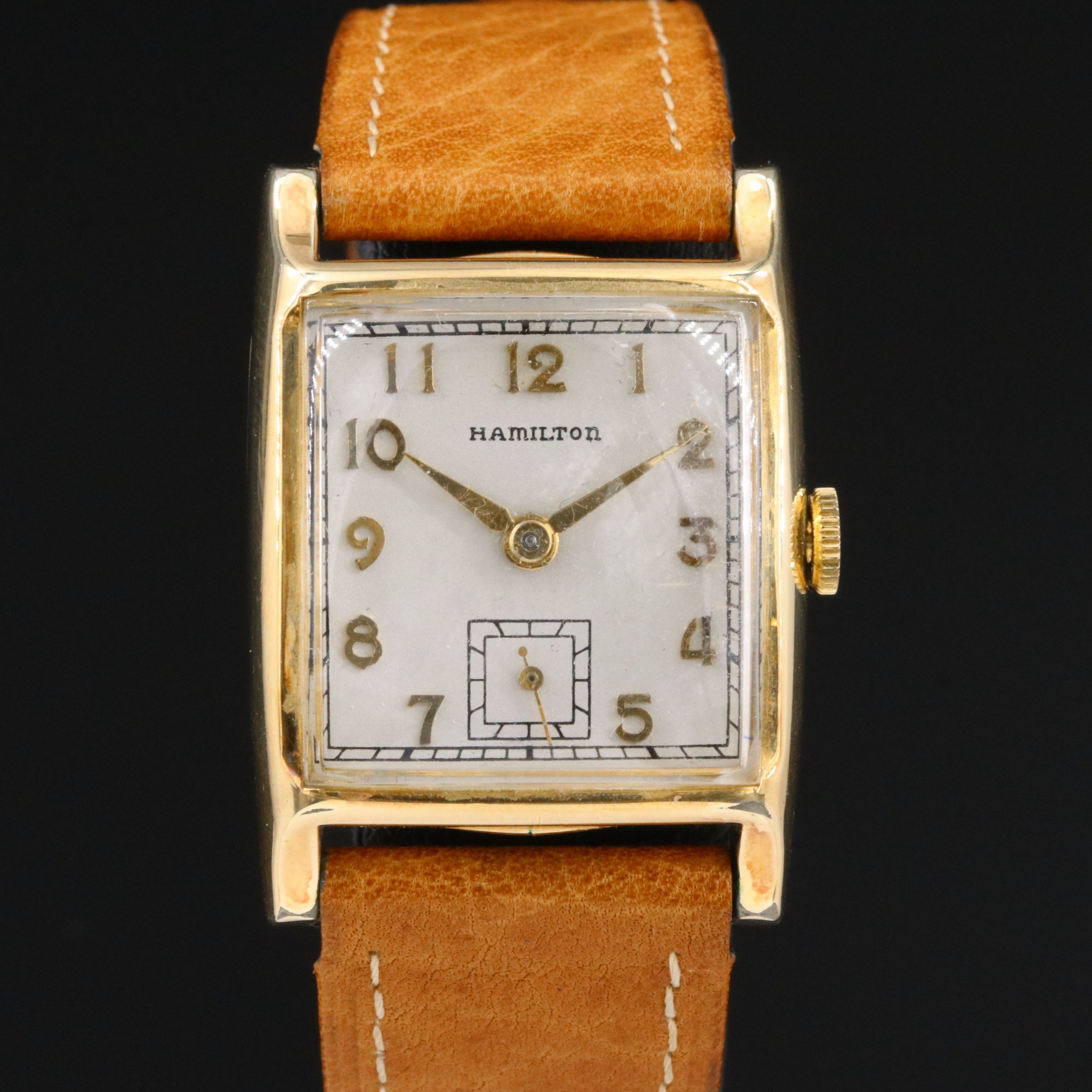 Hamilton Gold-Filled Stem Wind Watch