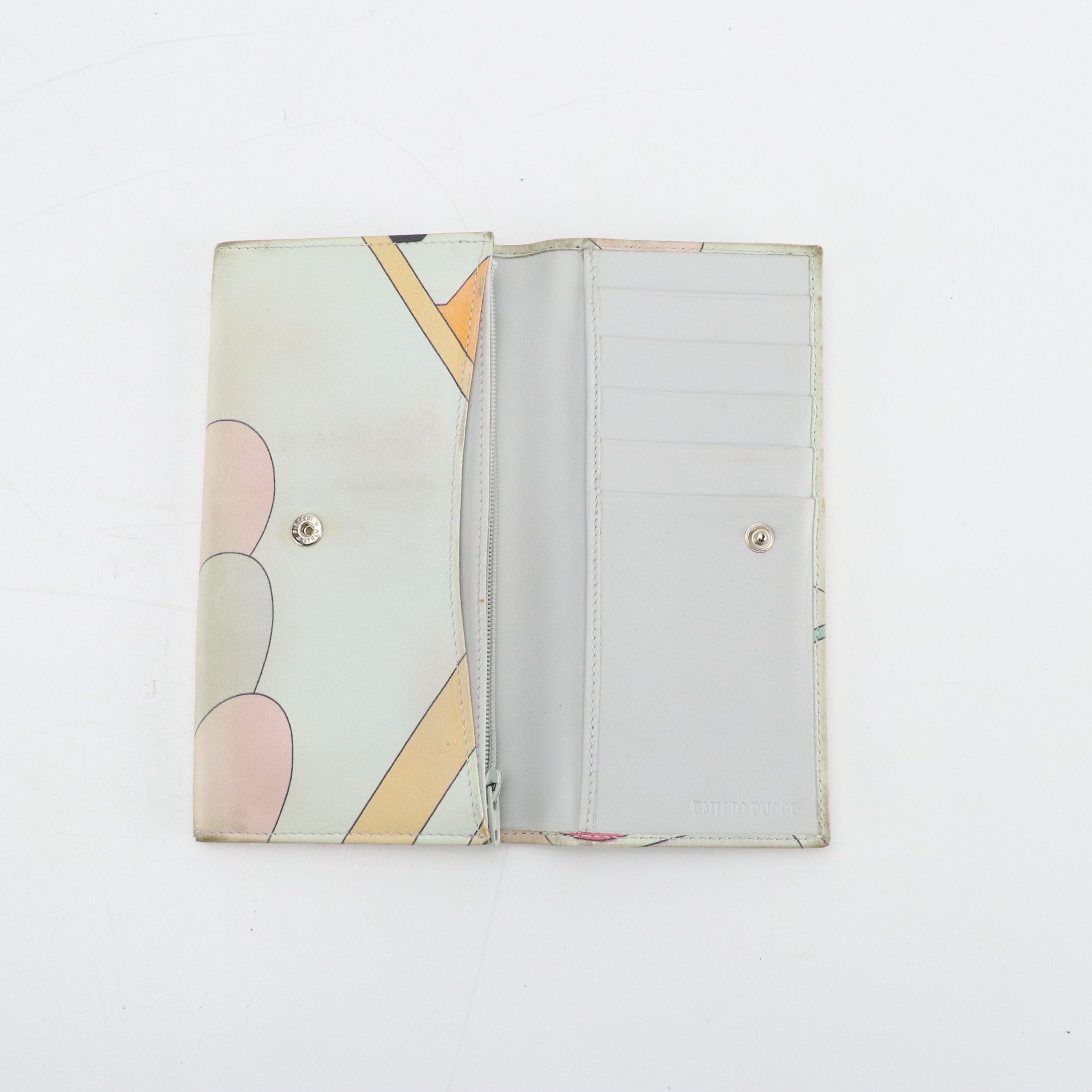 Chanel Jacquard Travel Line Zip Pouch and Emilio Pucci Printed Lambskin Wallet