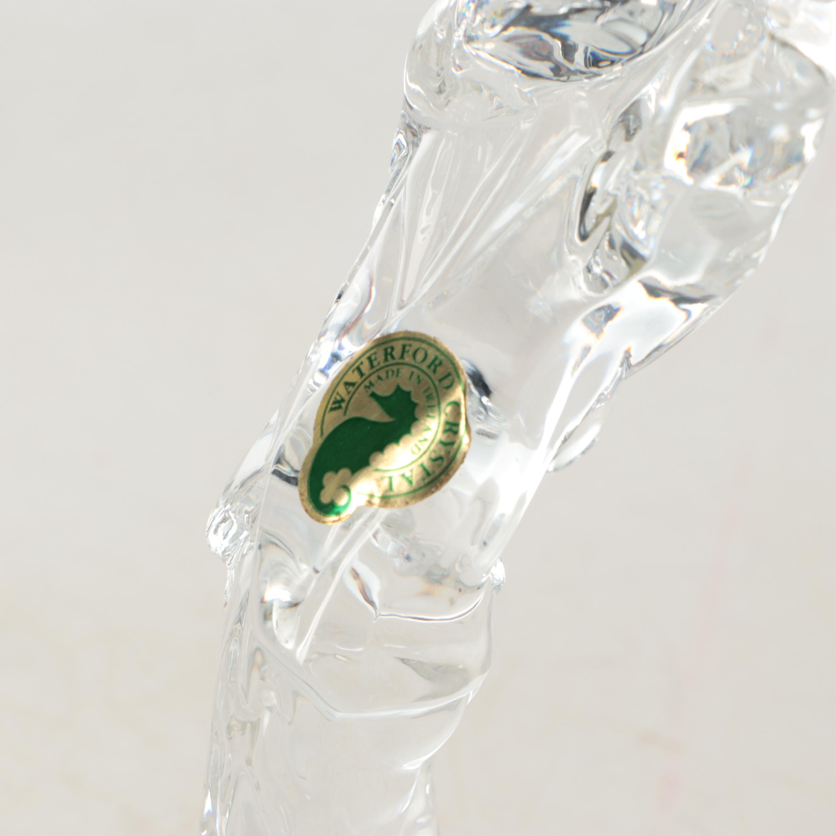 Waterford Crystal Golfer Figurine with Arnold Palmer Throw with  and Other Décor