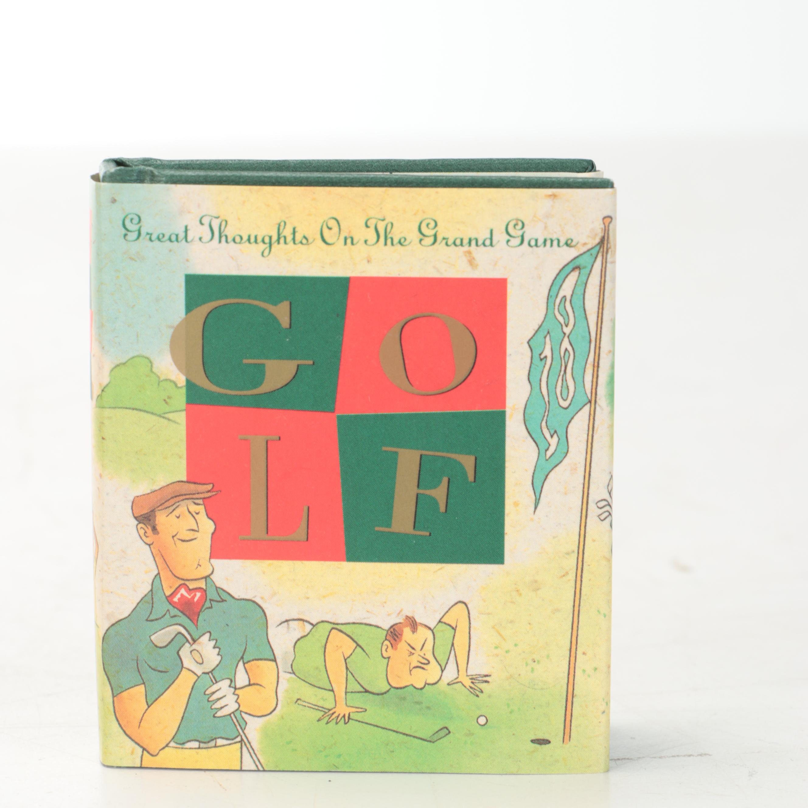 Waterford Crystal Golfer Figurine with Arnold Palmer Throw with  and Other Décor