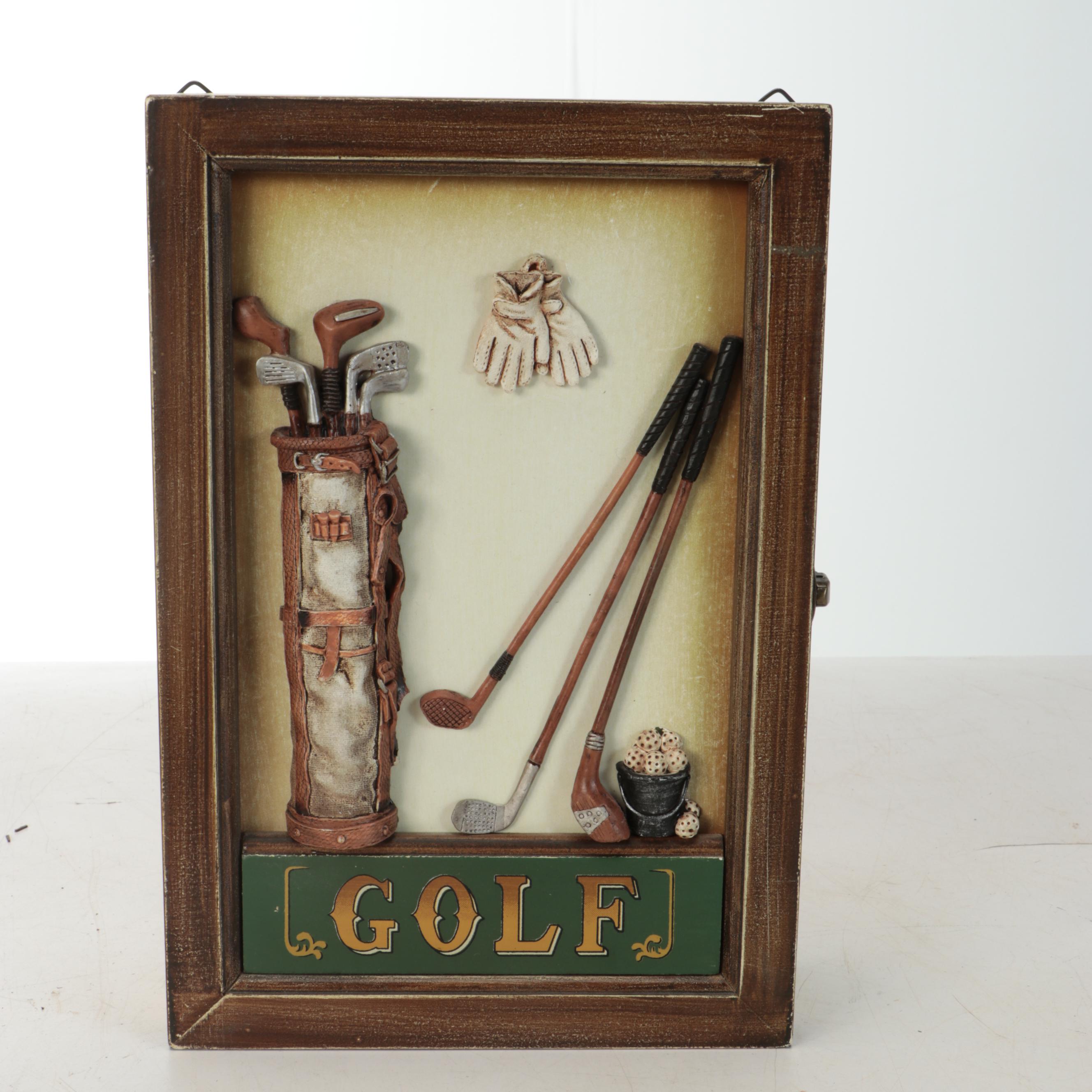 Waterford Crystal Golfer Figurine with Arnold Palmer Throw with  and Other Décor
