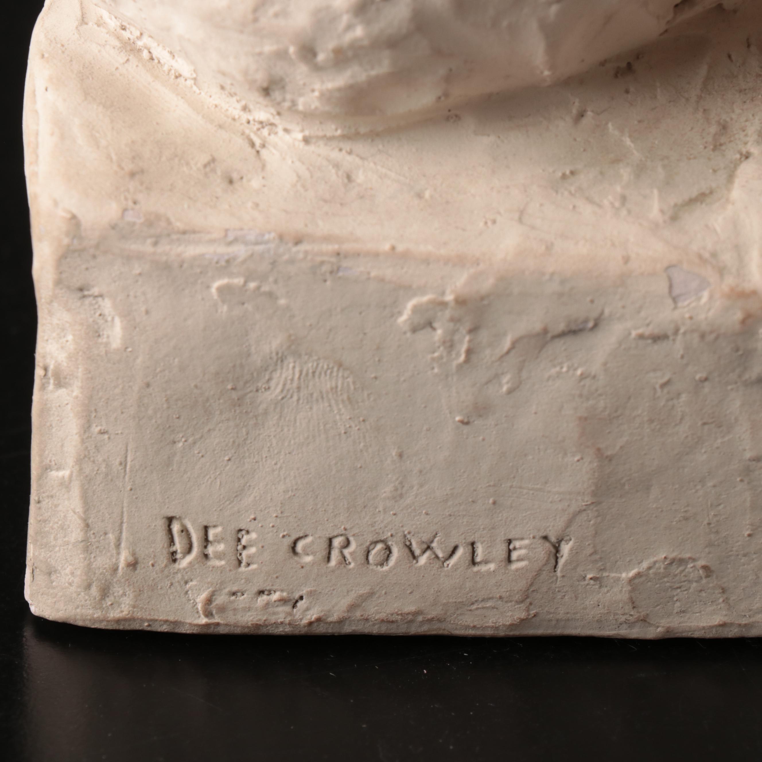 Austin Productions Signed Dee Crowley "Bright Eyes" Garden Sculptures