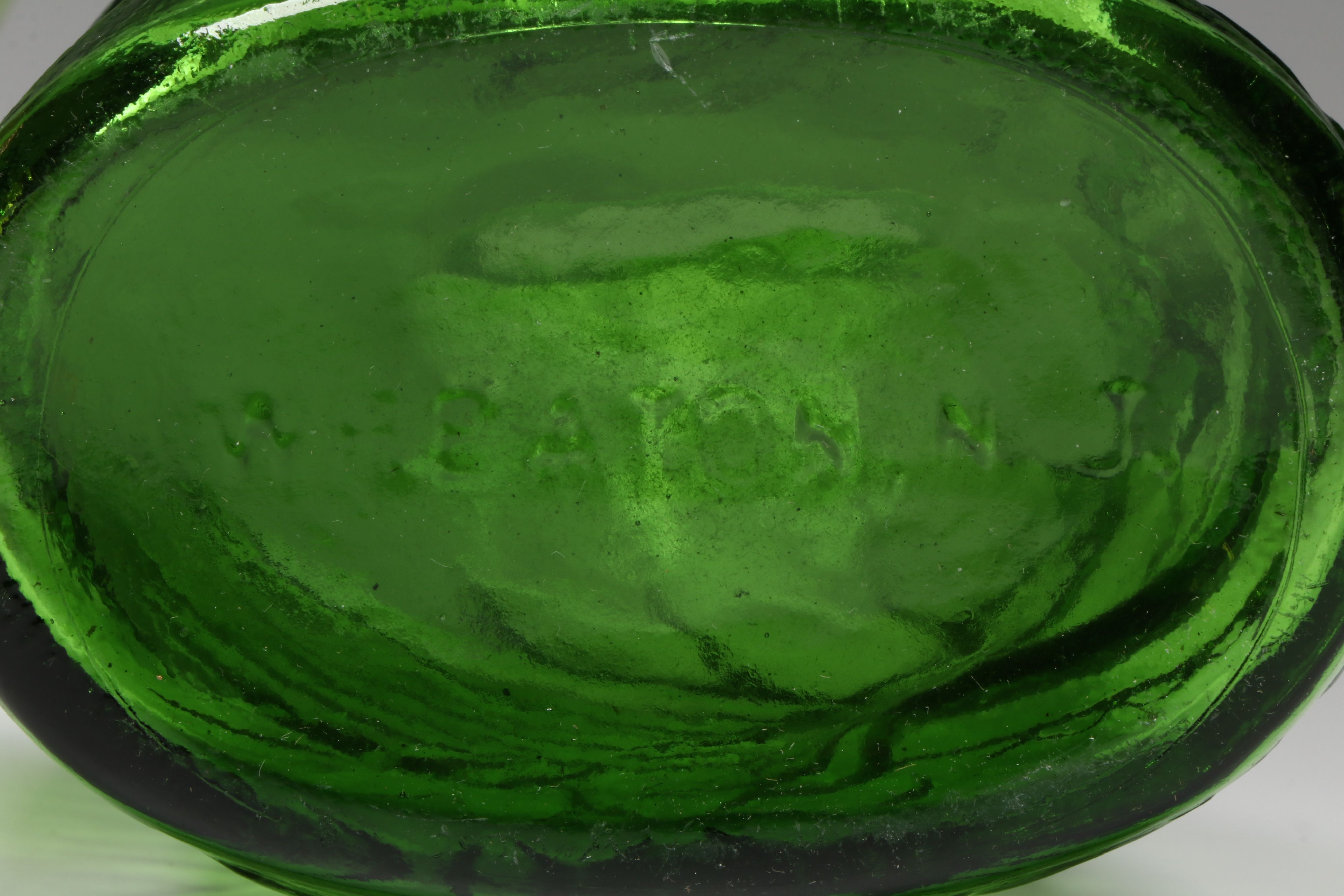 Vintage Glass Serving Bowl with Other Tableware and Decor