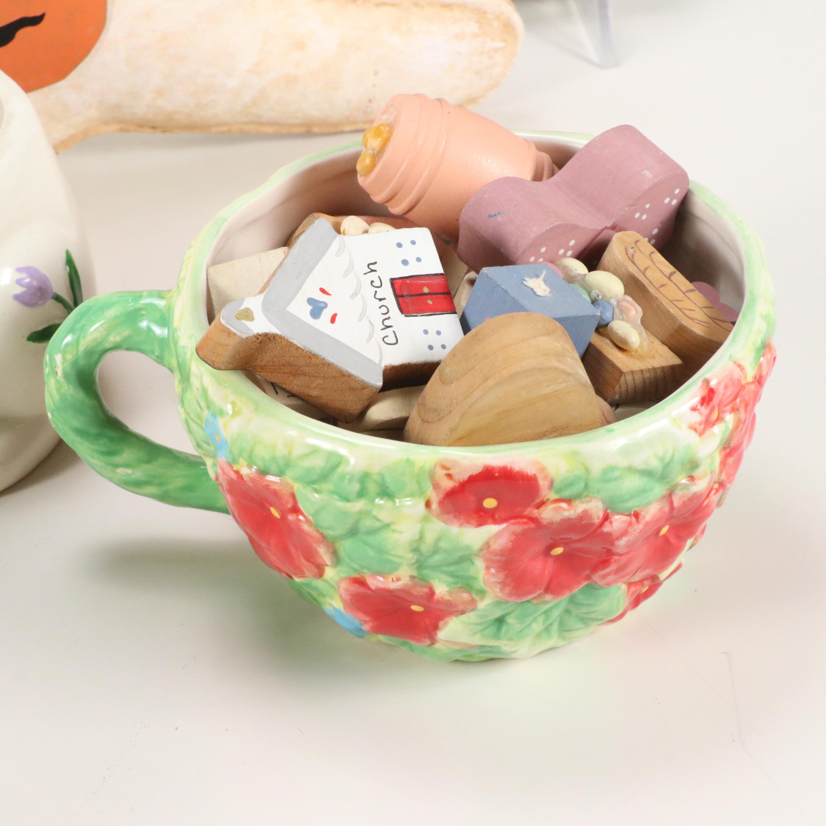 Lenox Pastel Flower Blossom Box with Spring and Other Décor