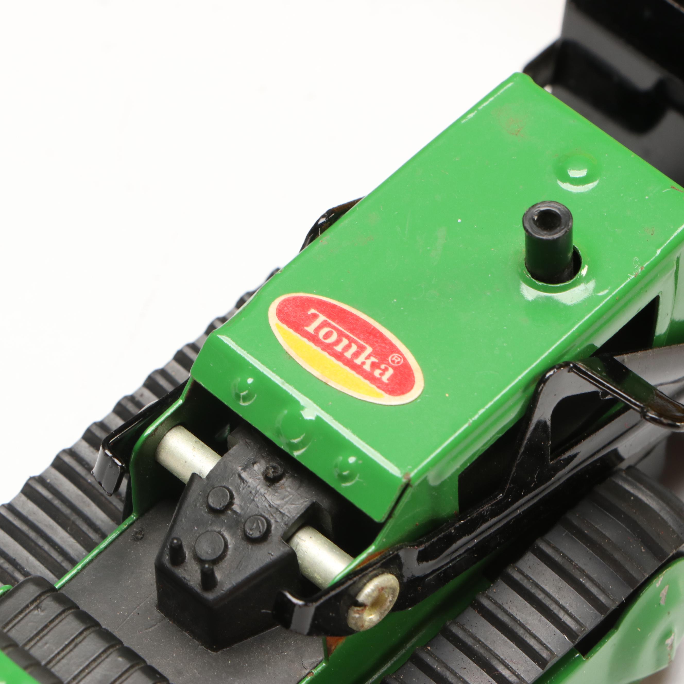 Ertl Box Truck with Tonka, Structo and More Vintage Diecast Vehicles