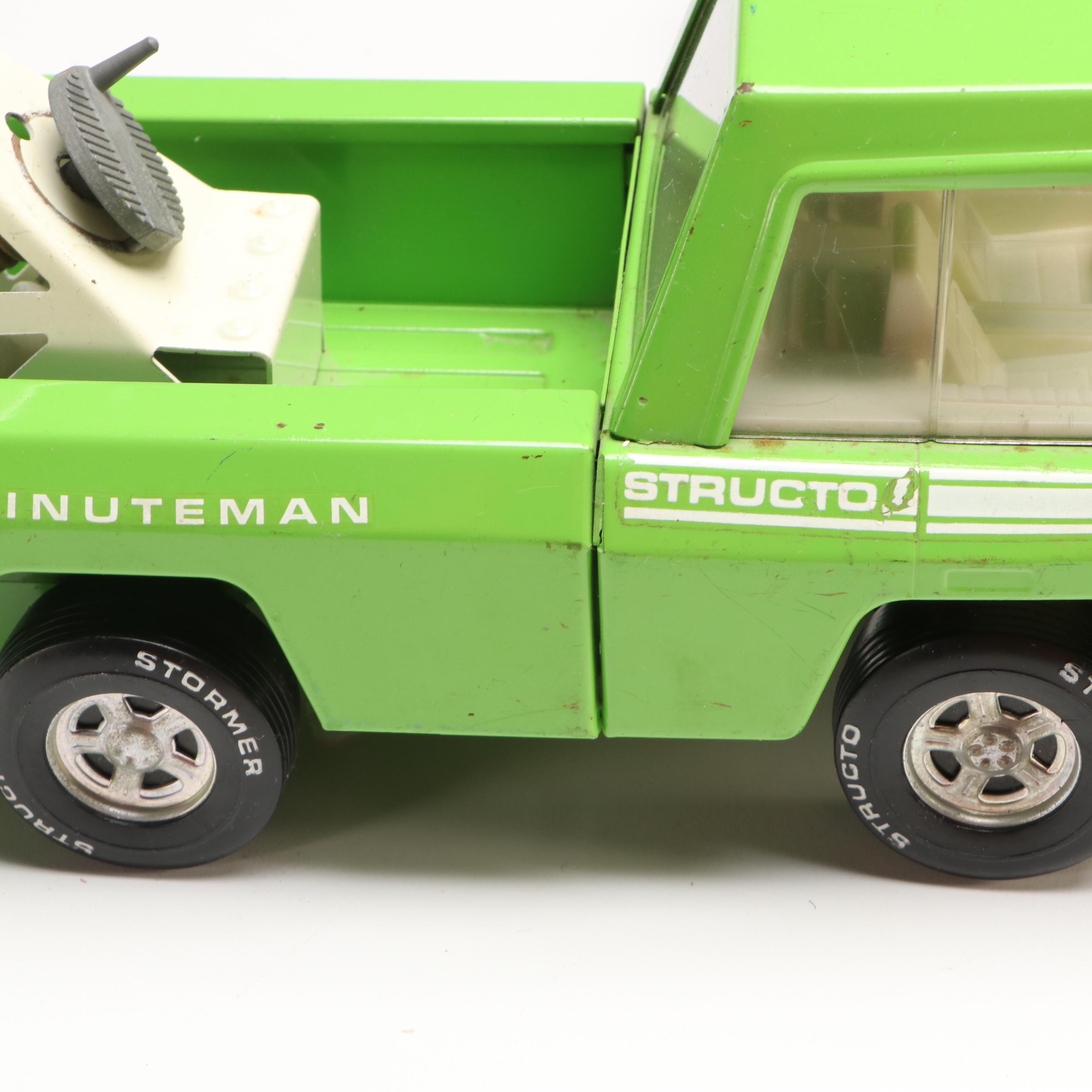 Ertl Box Truck with Tonka, Structo and More Vintage Diecast Vehicles