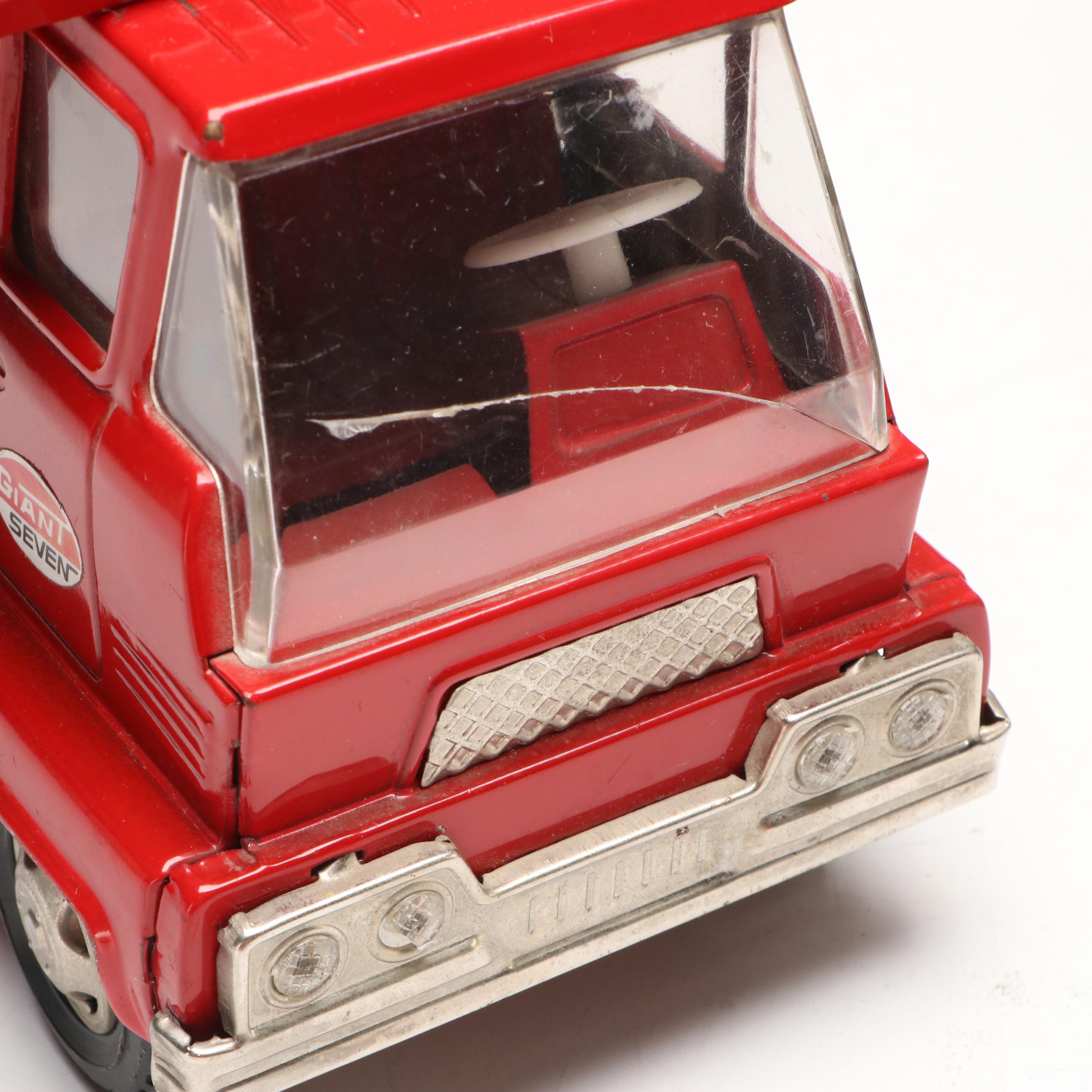 Ertl Box Truck with Tonka, Structo and More Vintage Diecast Vehicles