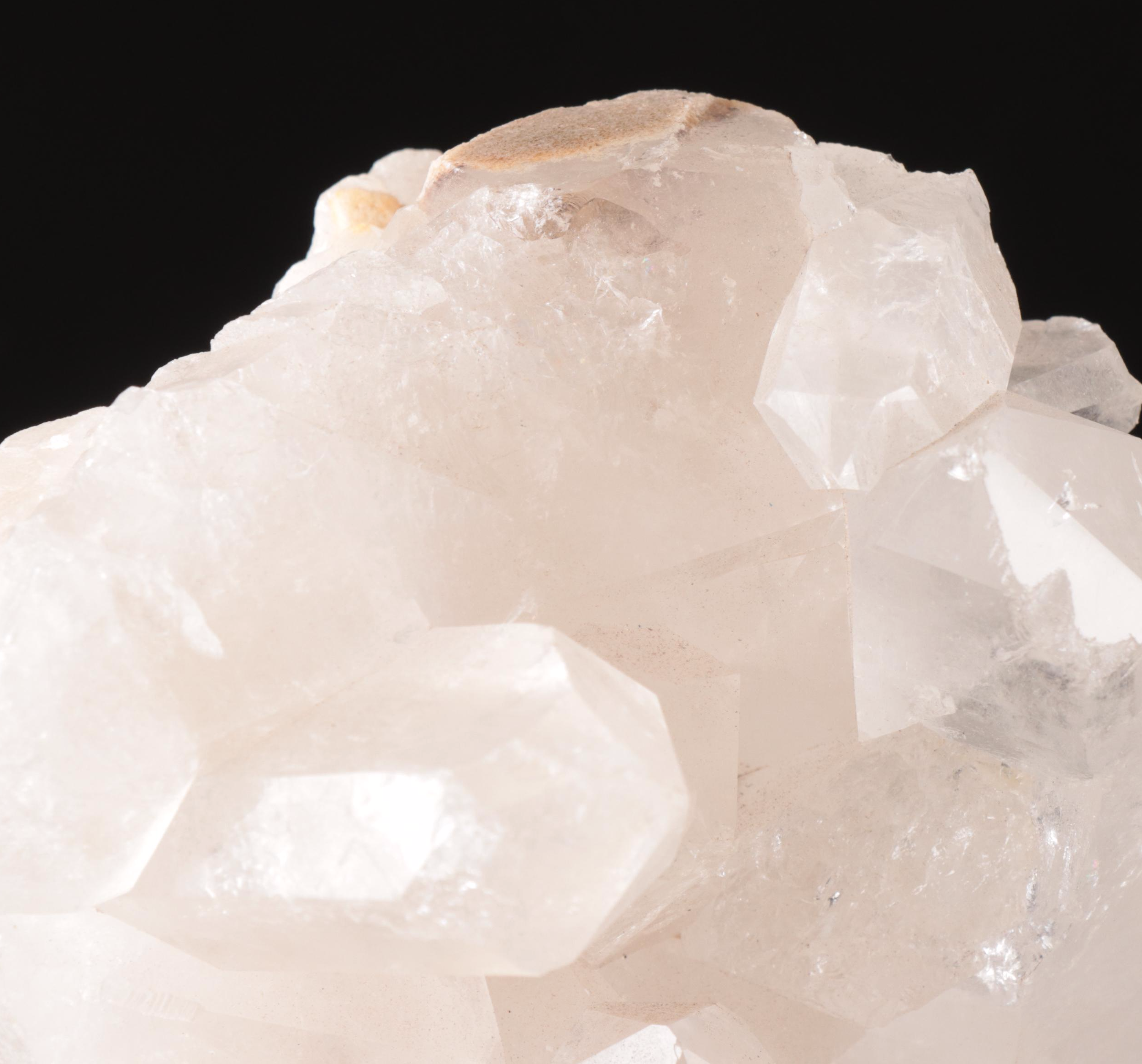 Natural Quartz Clusters on Display Stands