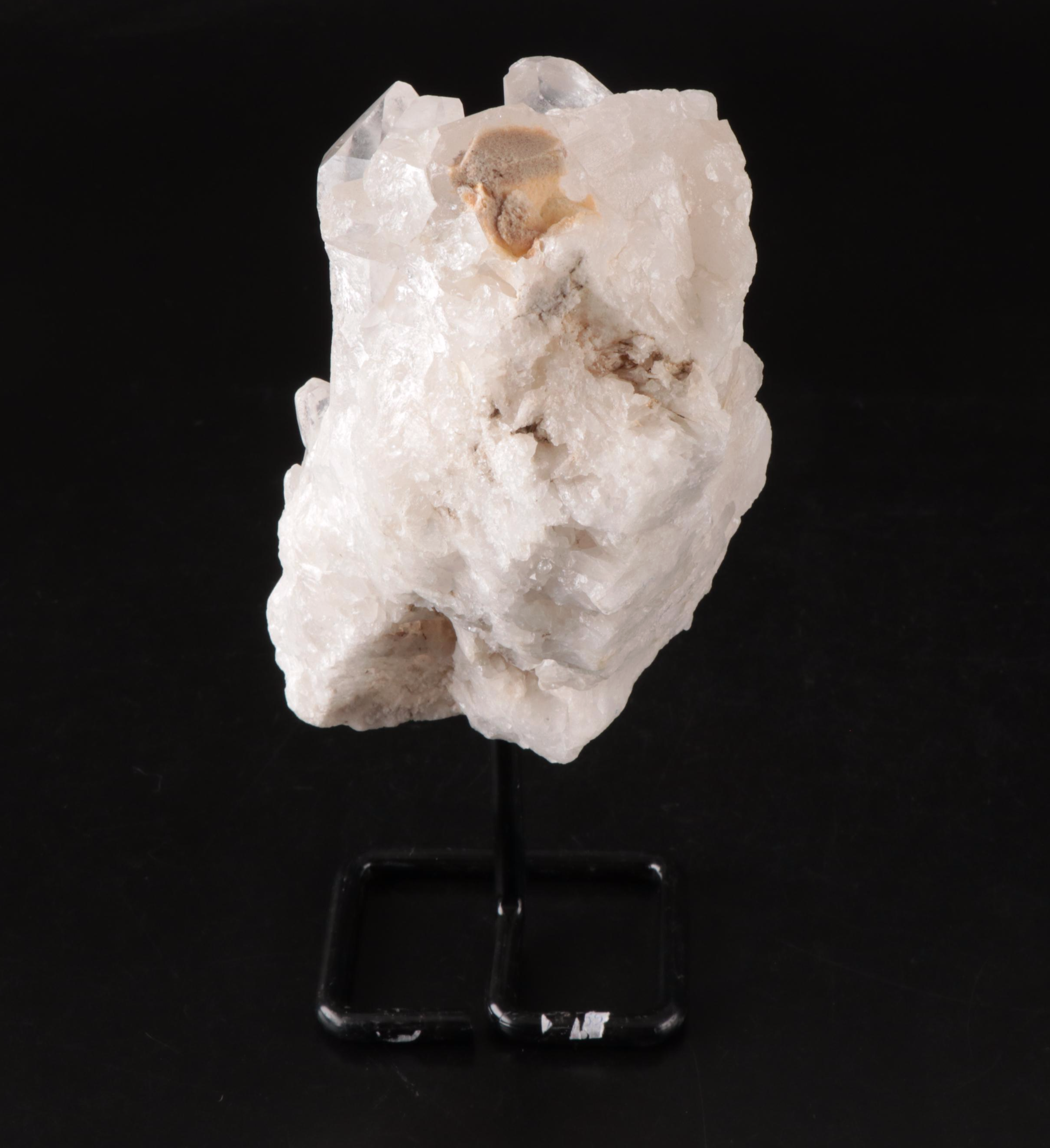 Natural Quartz Clusters on Display Stands