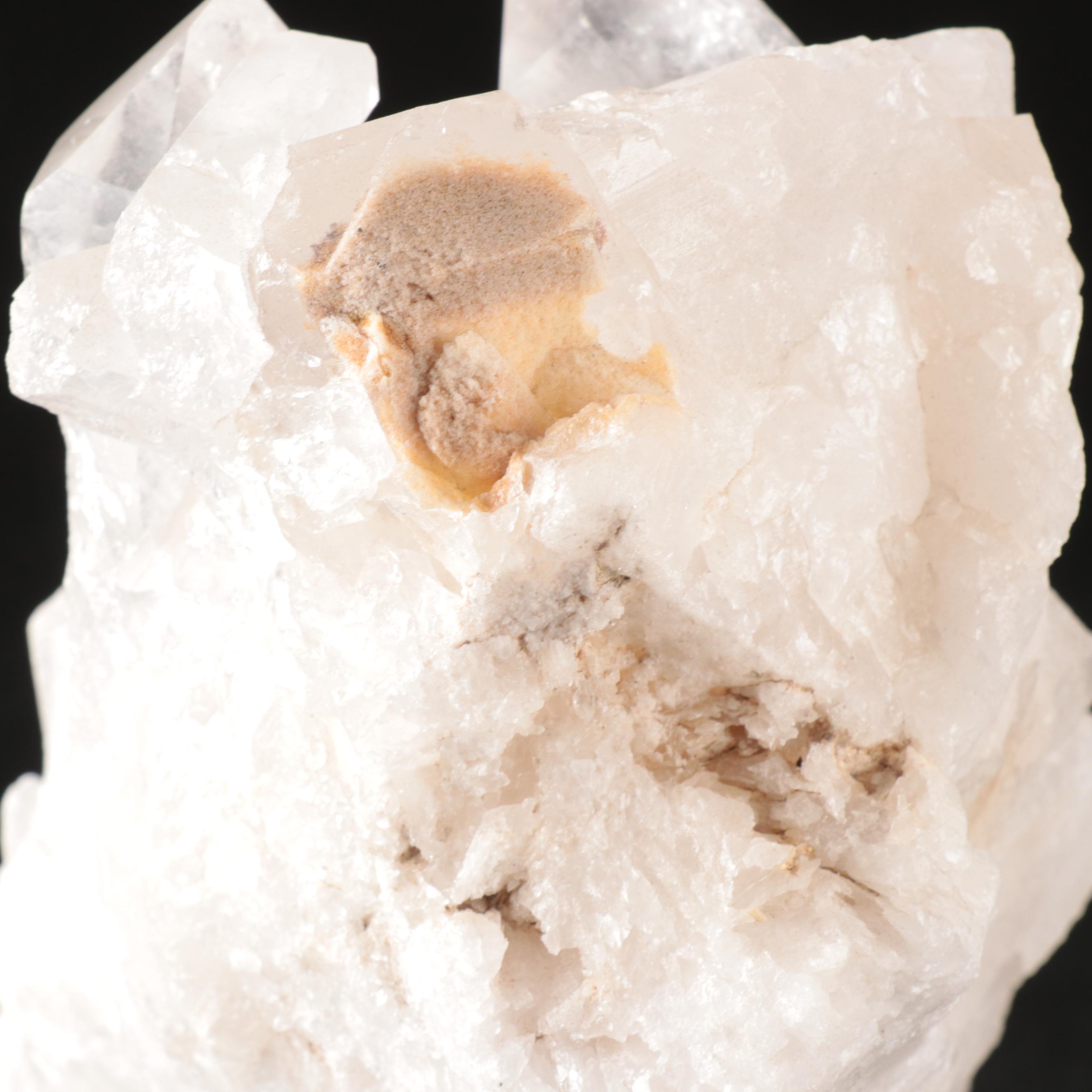 Natural Quartz Clusters on Display Stands