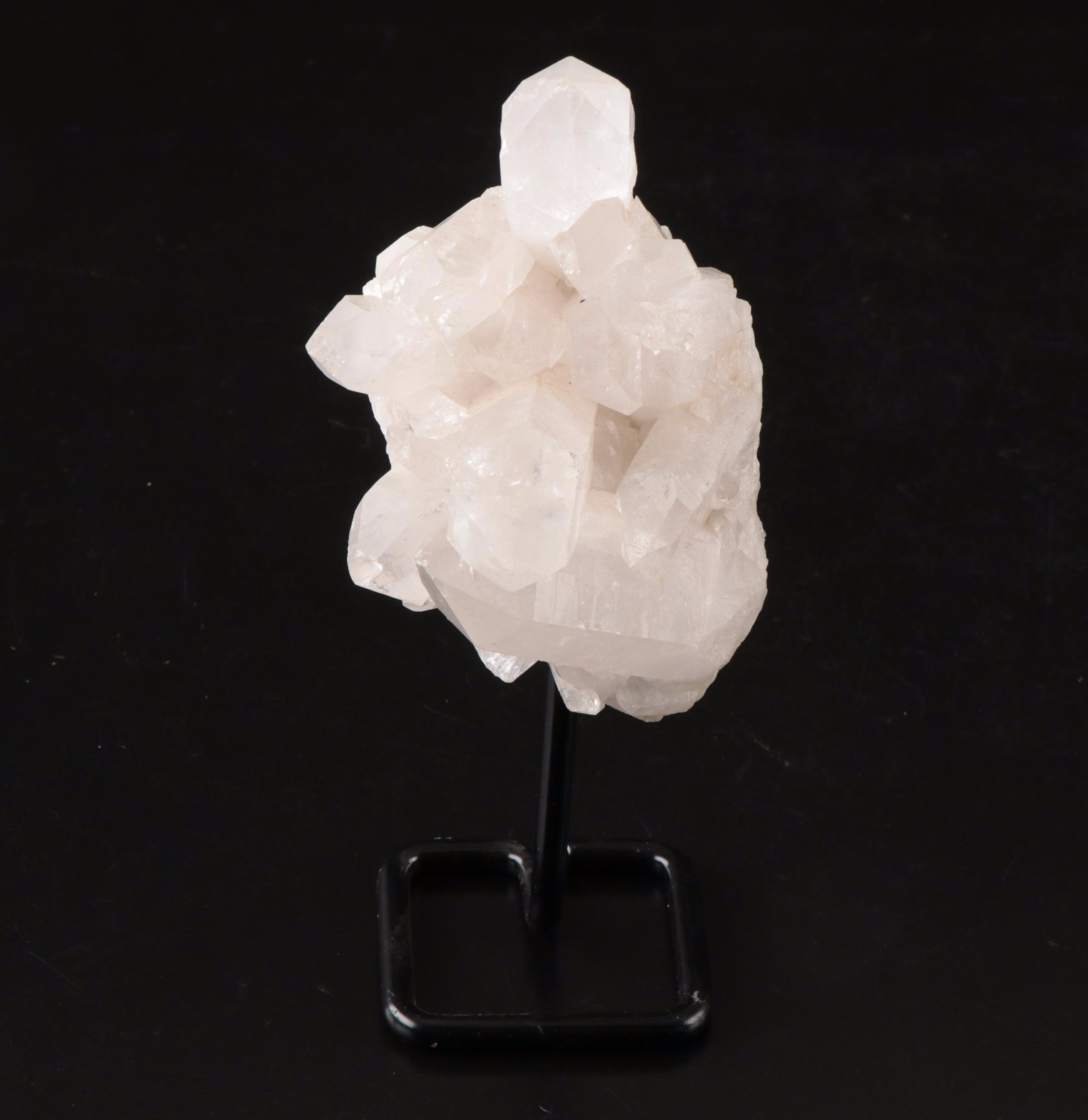 Natural Quartz Clusters on Display Stands