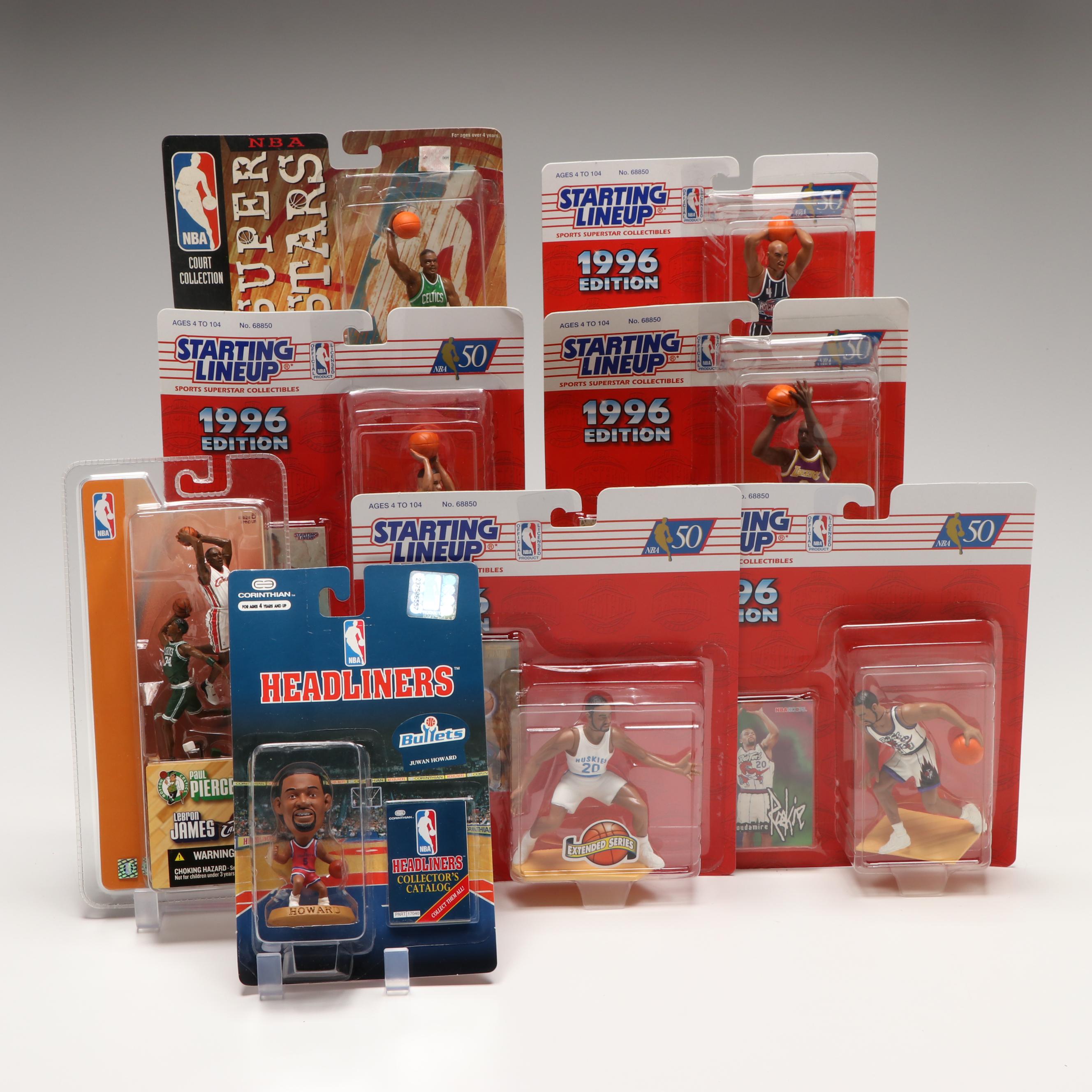 McFarlane LeBron James Figure with Other NBA Figures