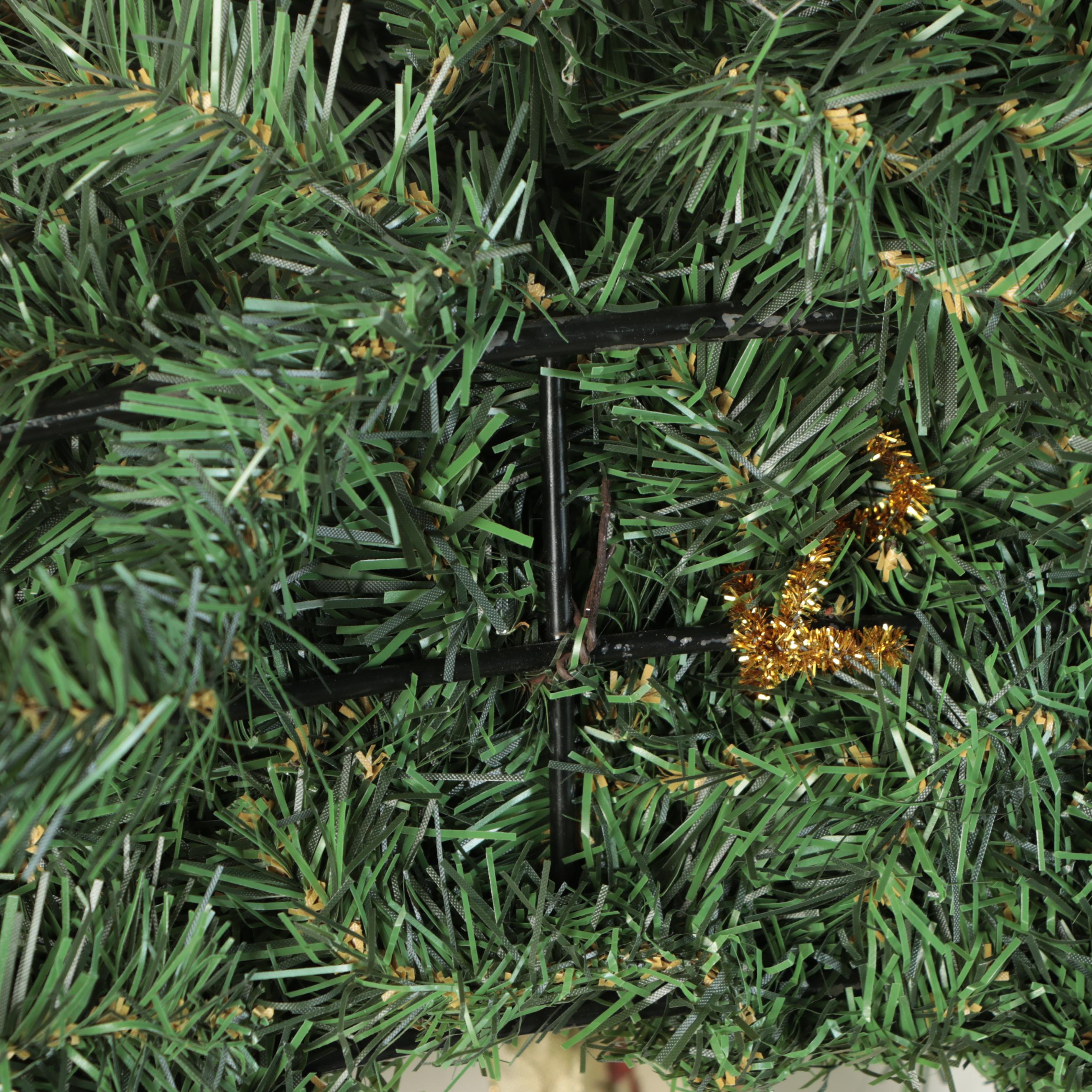 Artificial Pine and Ornament Embellished Large Wreath