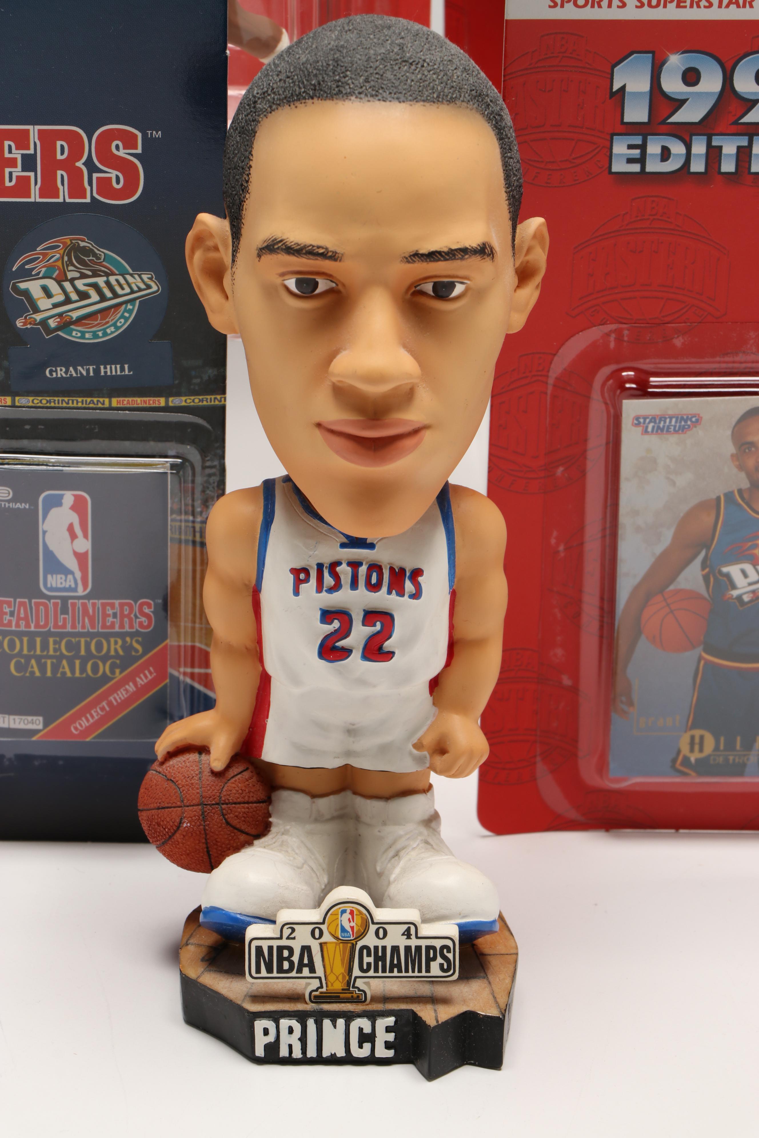 Kenner, Corinthian and McFarlane NBA Figures with Team Beans Bobble Head