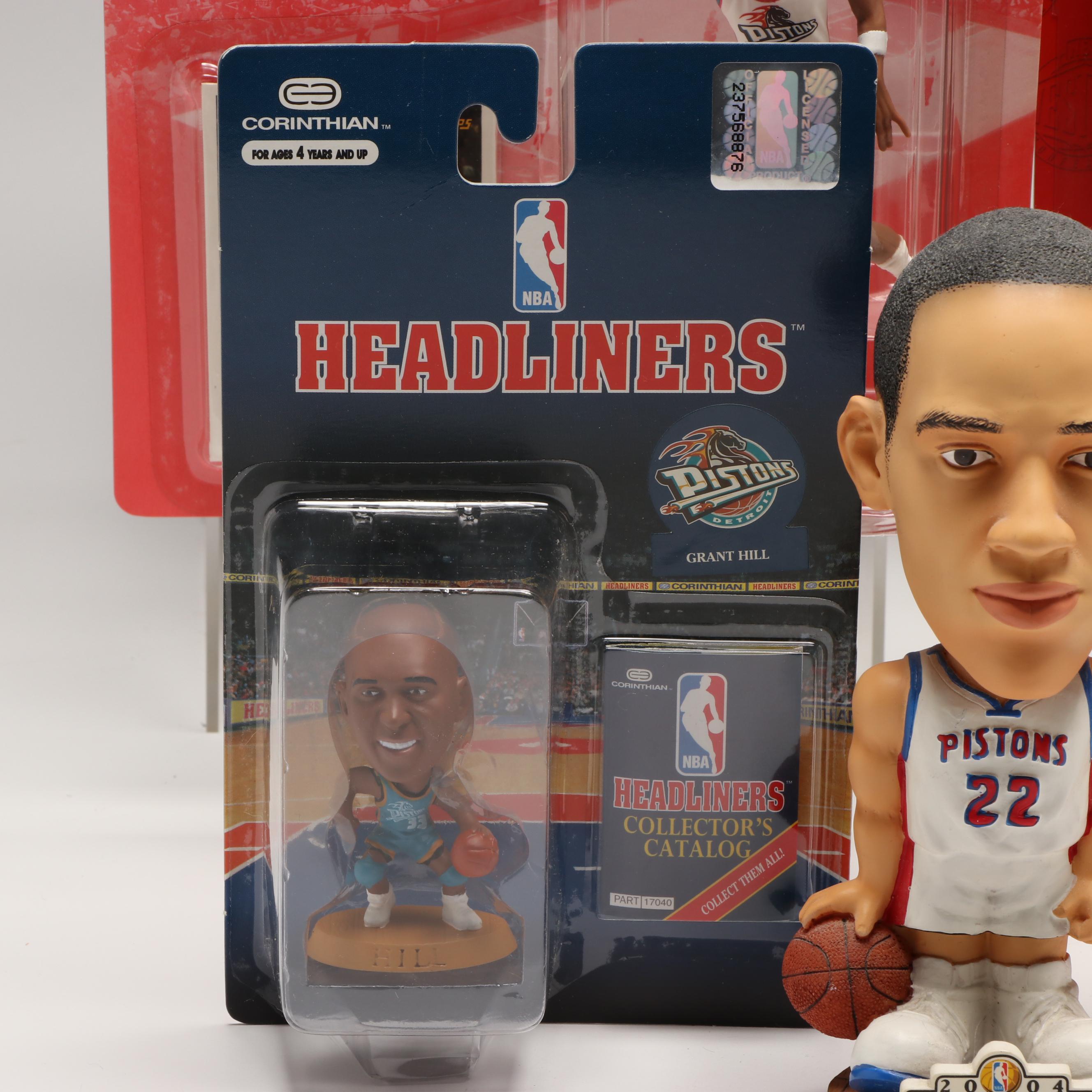 Kenner, Corinthian and McFarlane NBA Figures with Team Beans Bobble Head
