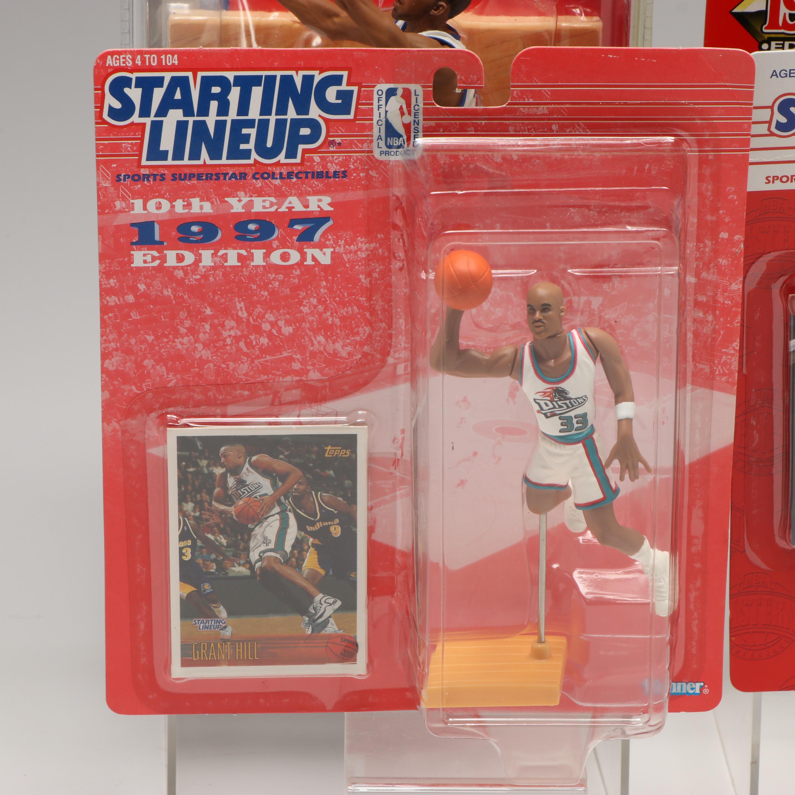 Kenner, Corinthian and McFarlane NBA Figures with Team Beans Bobble Head