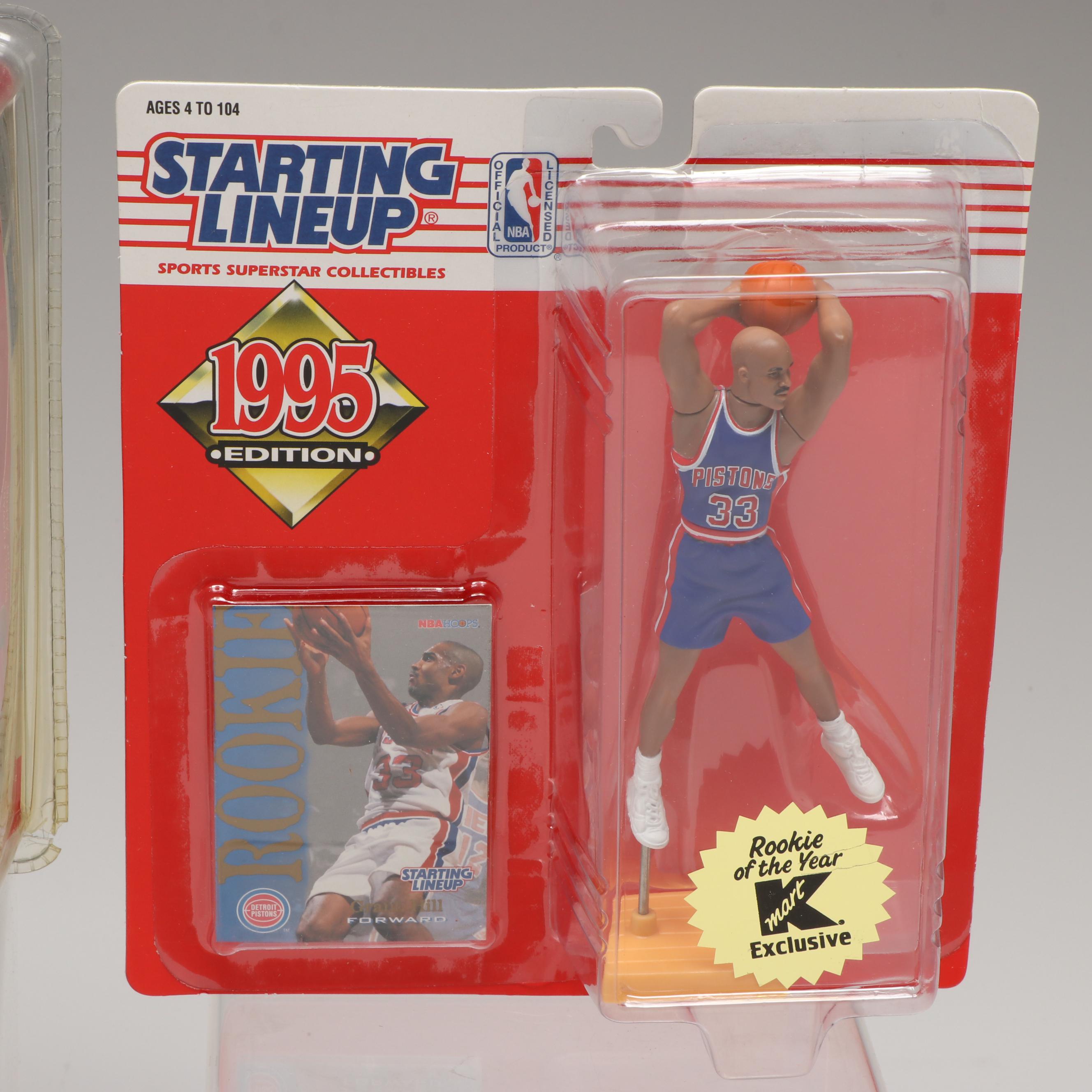 Kenner, Corinthian and McFarlane NBA Figures with Team Beans Bobble Head