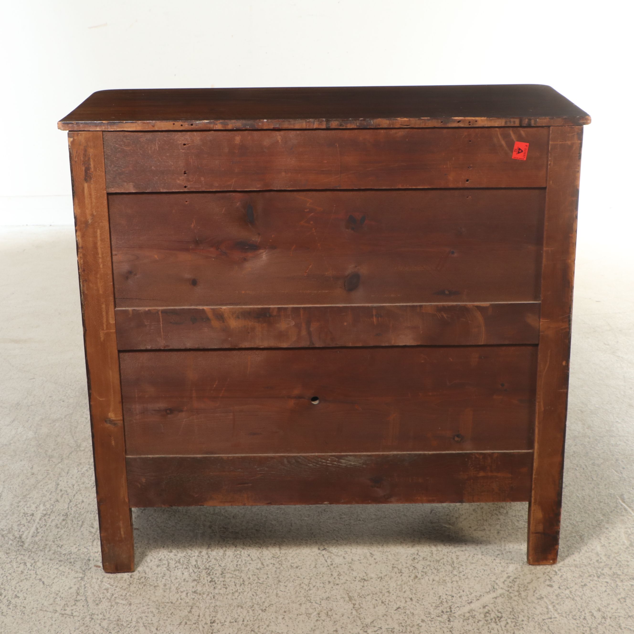 American Empire Style Mahogany Chest of Drawers, Mid to Late 19th Century