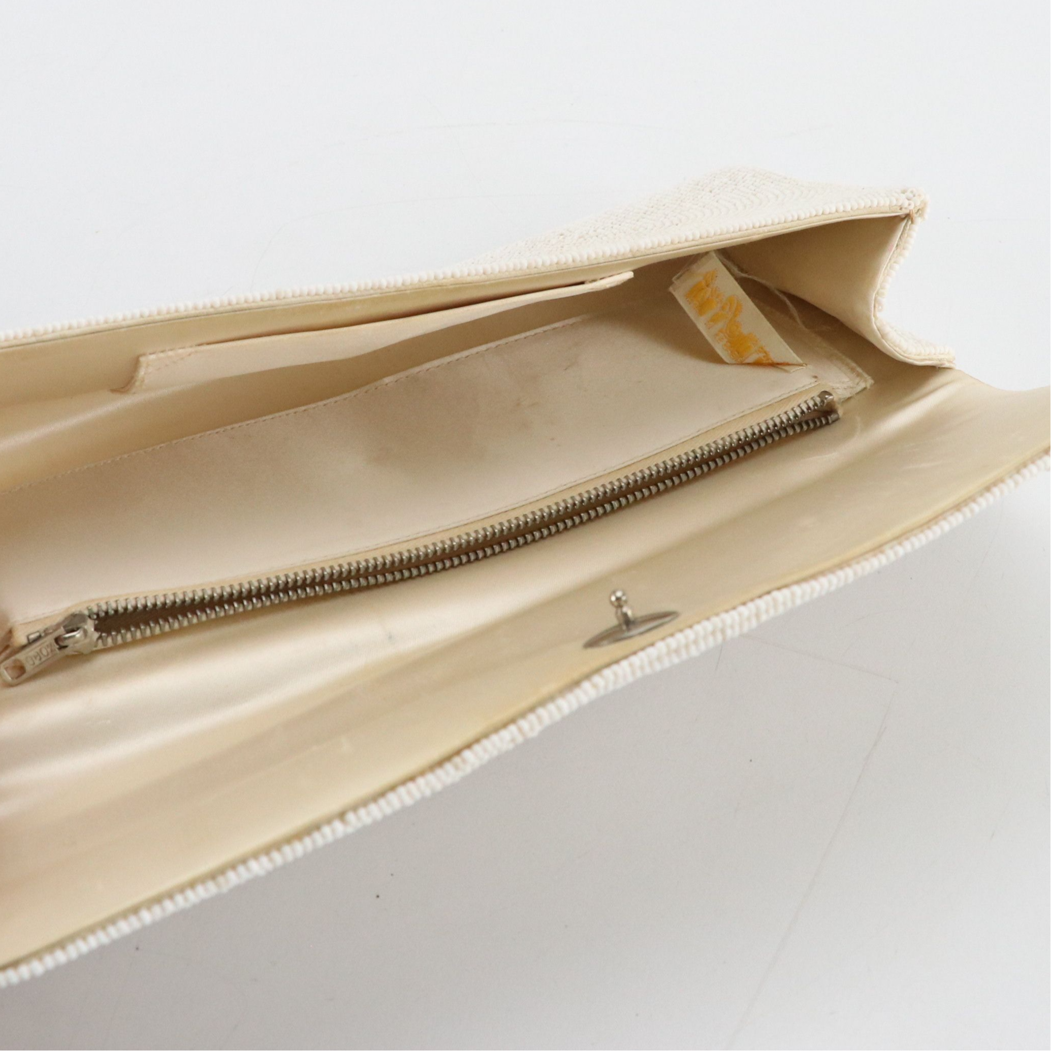 Bags by Josef Beaded Flap Clutch and Garay Black Patent Leather Clutch