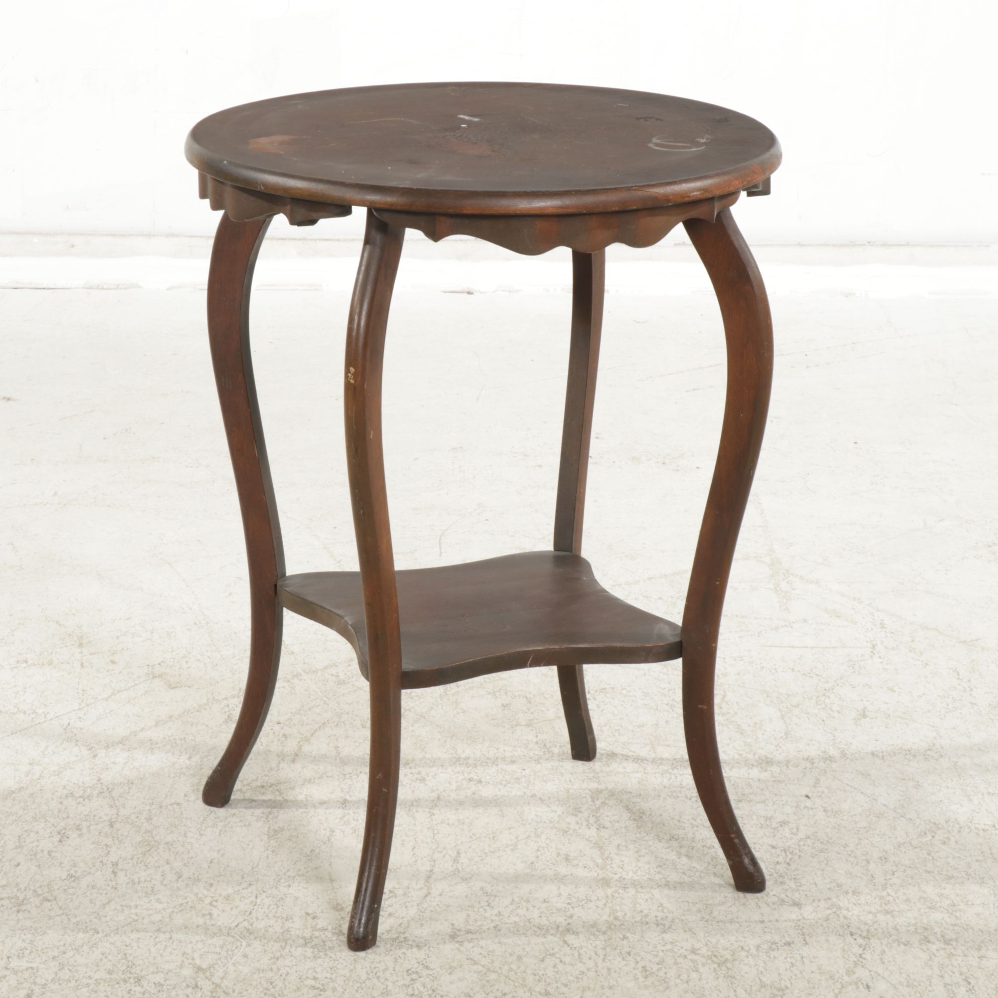 Victorian Mahogany Center Table, Early 20th Century