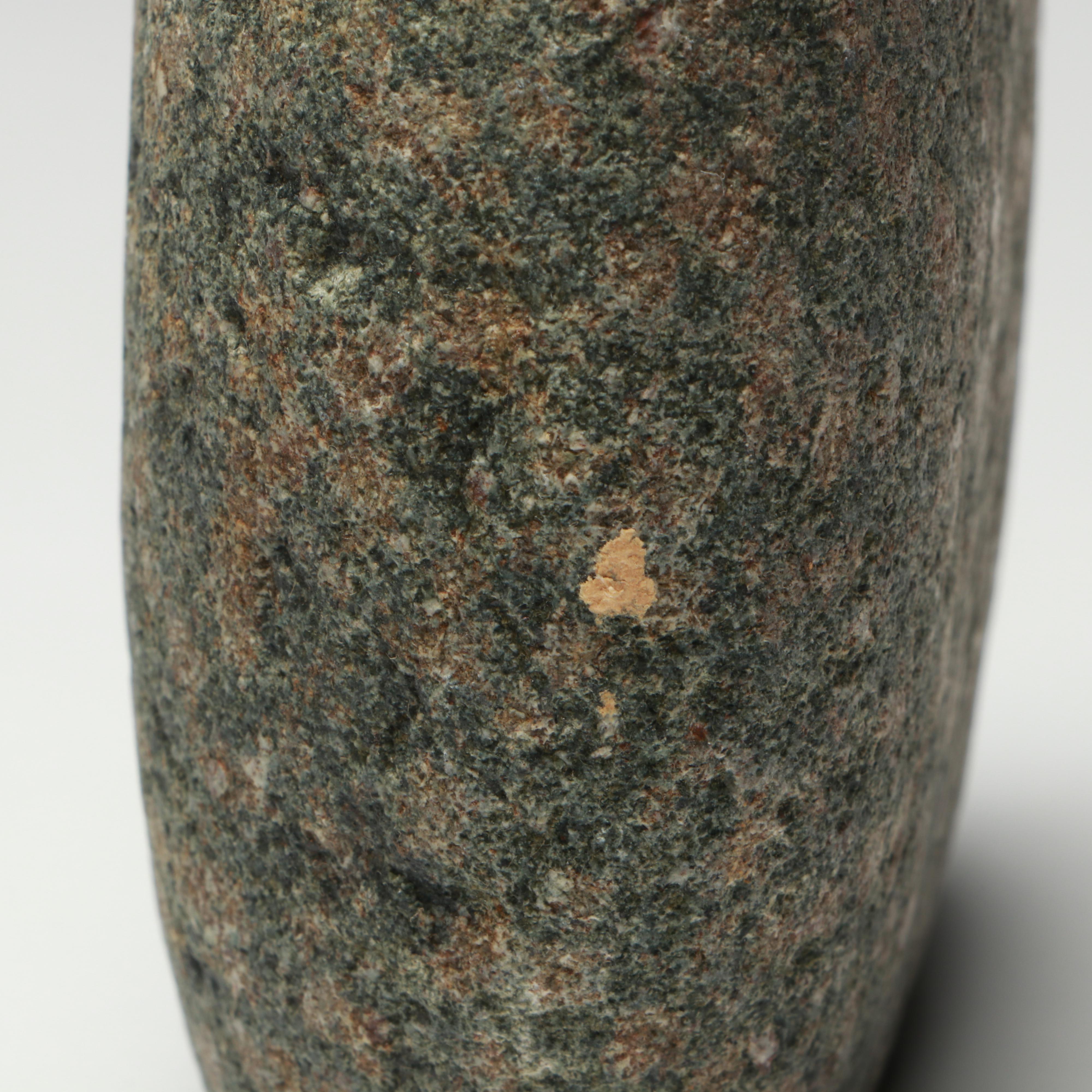 Lee Spiller Hand-Carved Natural Lake Beach Stone Vases