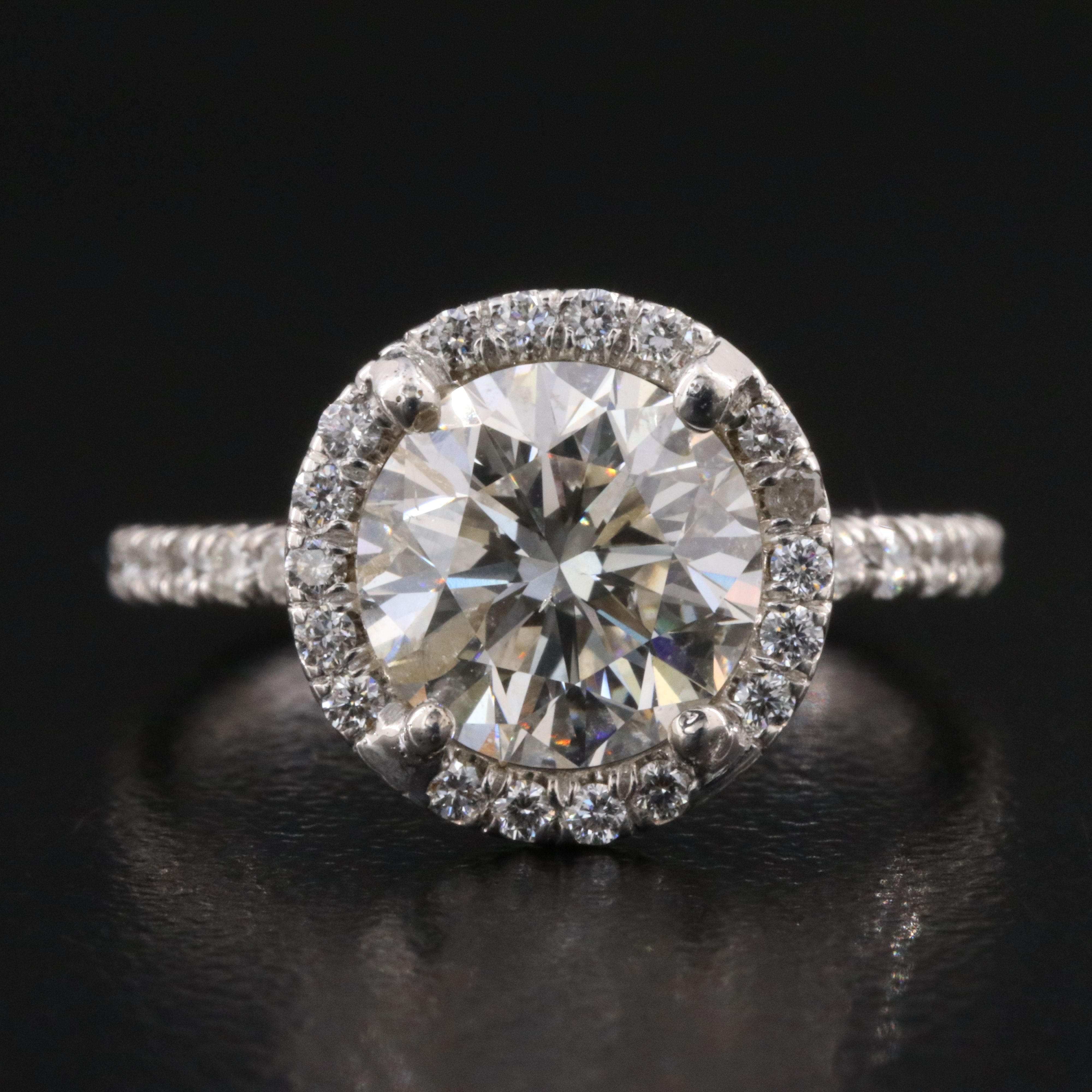 14K 2.52 CTW Diamond Ring with GIA Report