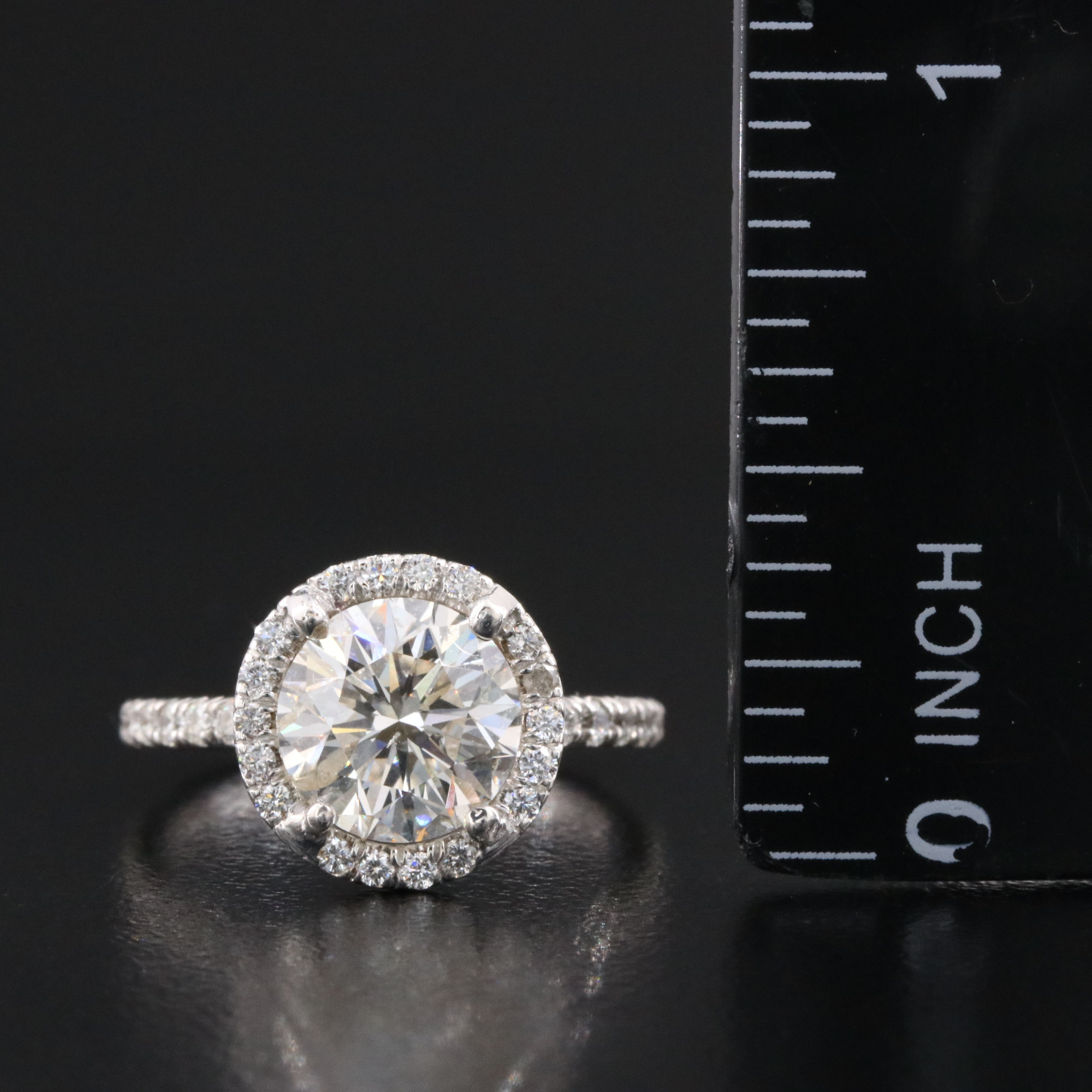14K 2.52 CTW Diamond Ring with GIA Report