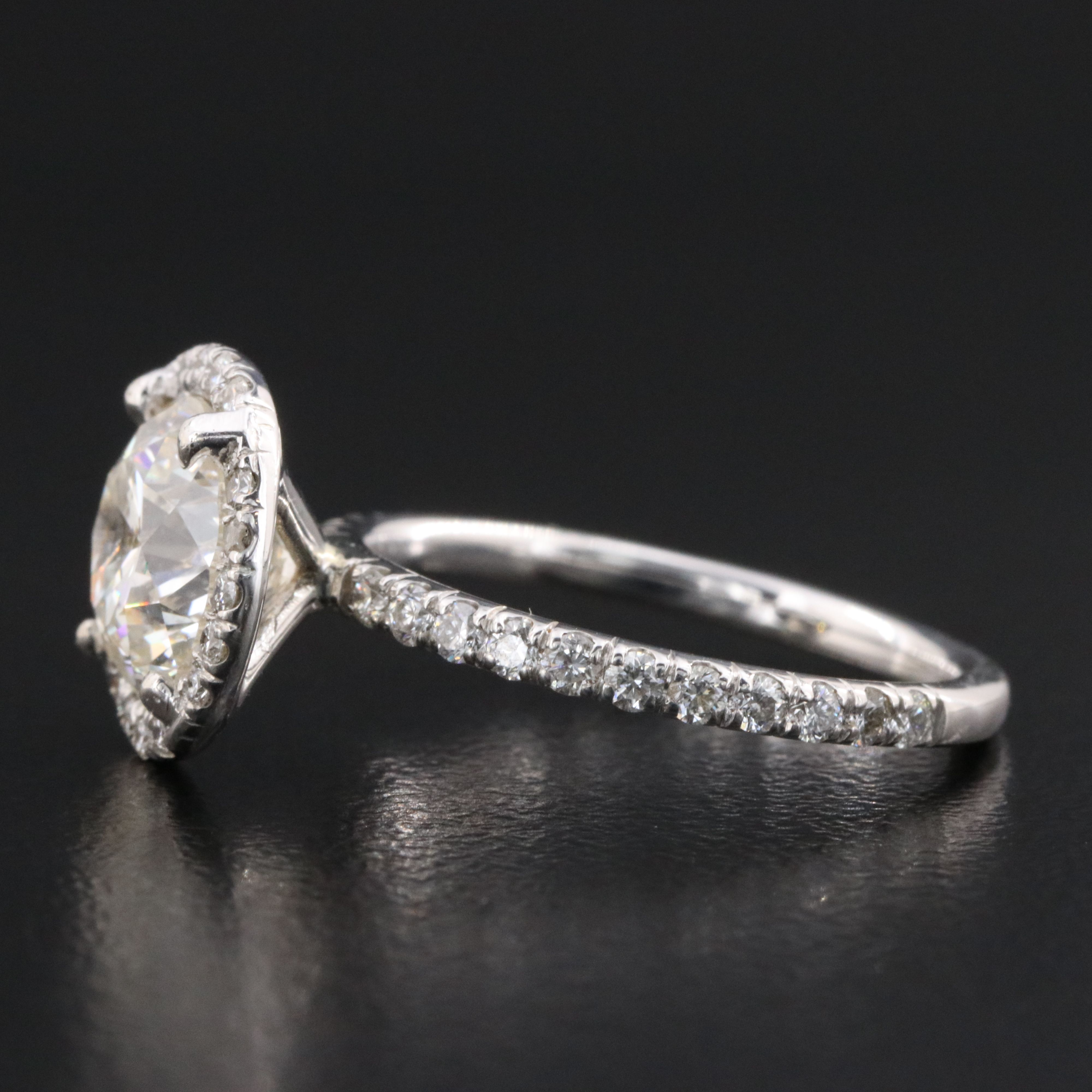 14K 2.52 CTW Diamond Ring with GIA Report