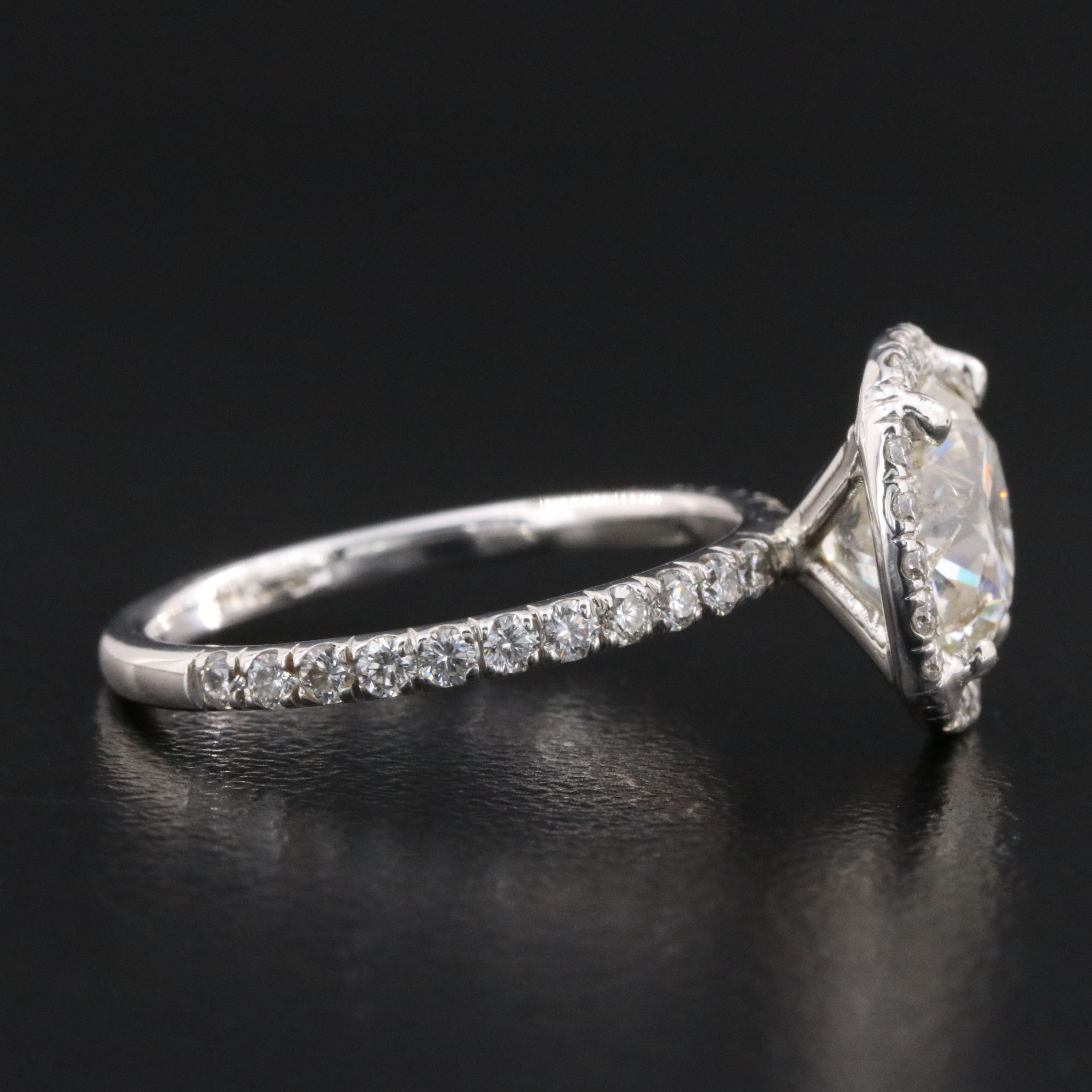 14K 2.52 CTW Diamond Ring with GIA Report