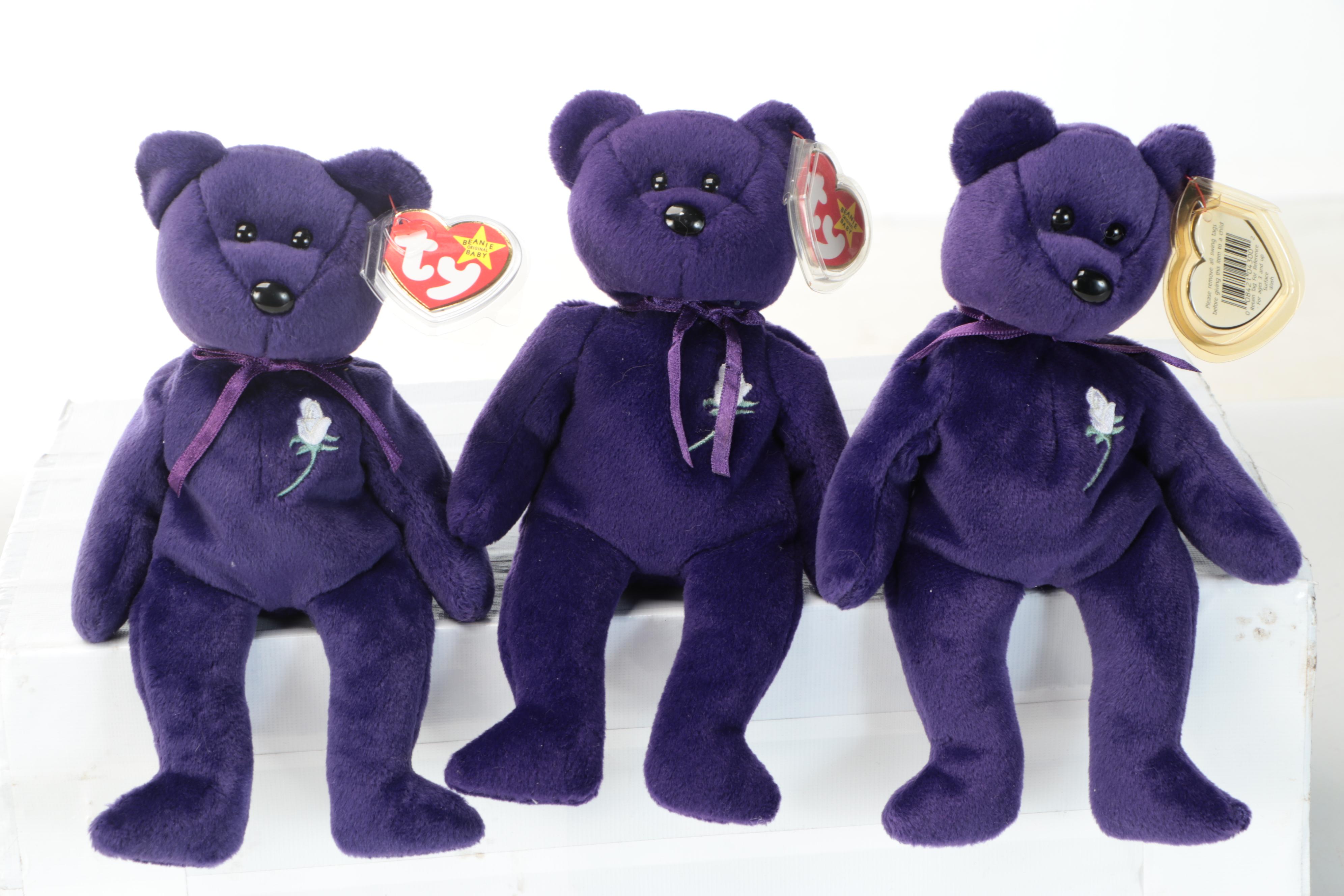 Beanie Babies Featuring Roxie and Purr with Pokémon Snorlax Stuffed Toy