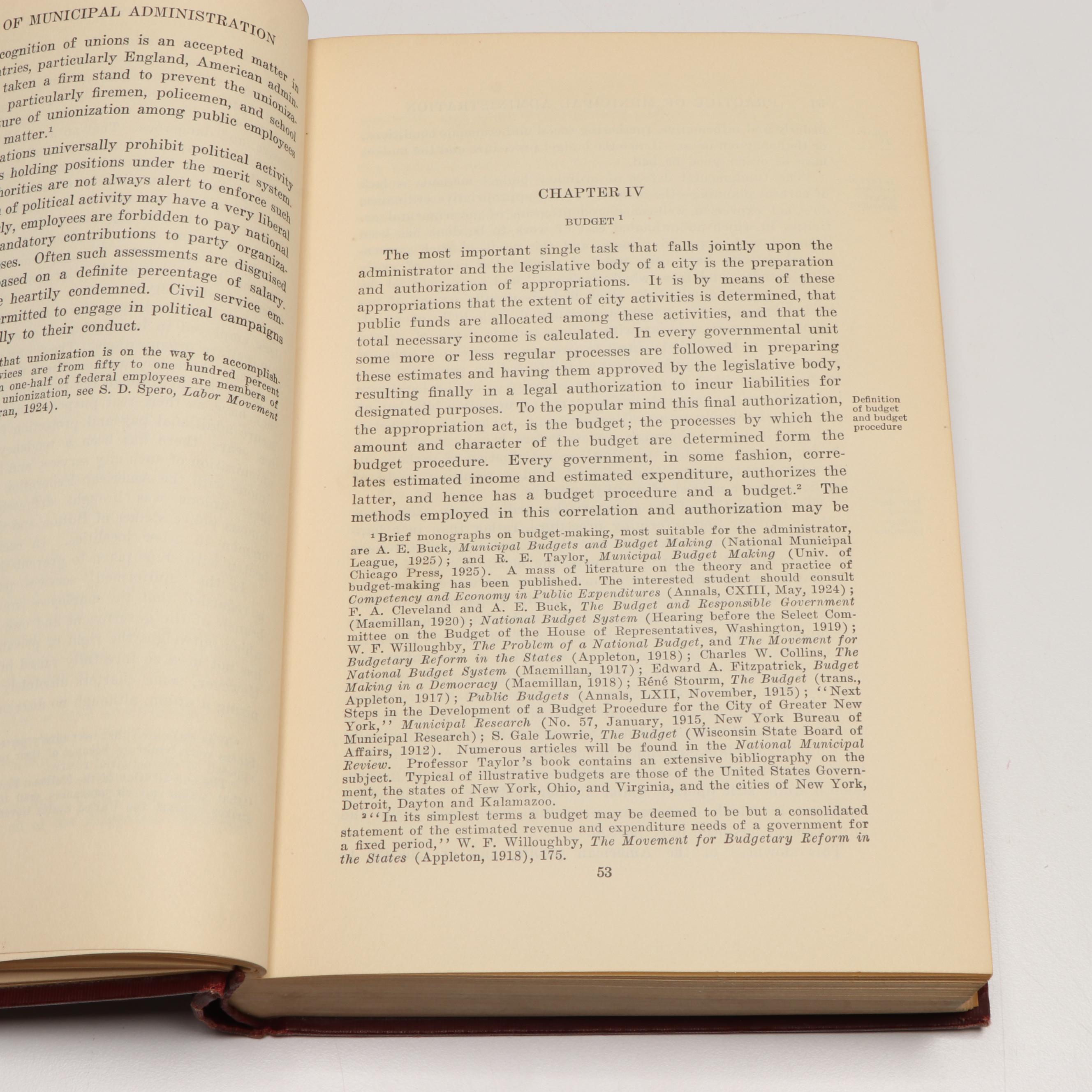 "Practice of Municipal Administration" by Lent D. Upton and More Books