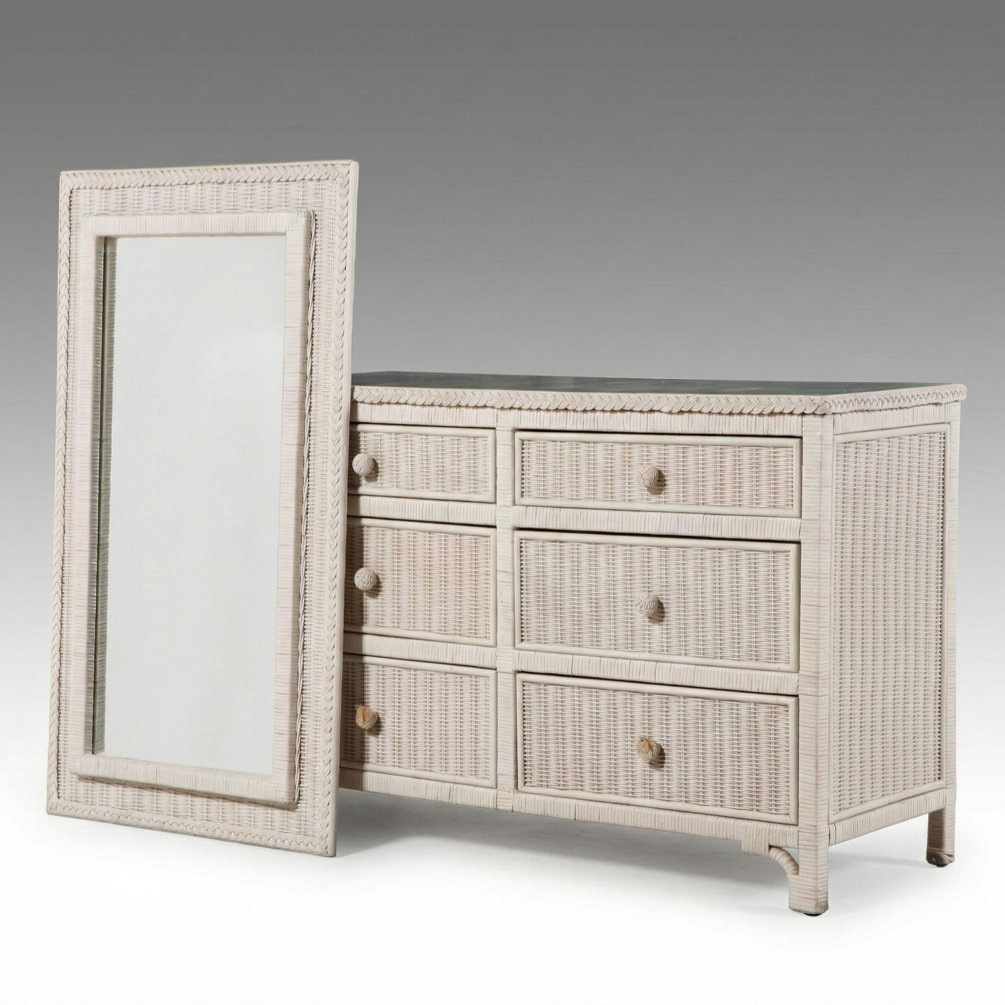 Royalty by Cebu Painted Wicker Dresser