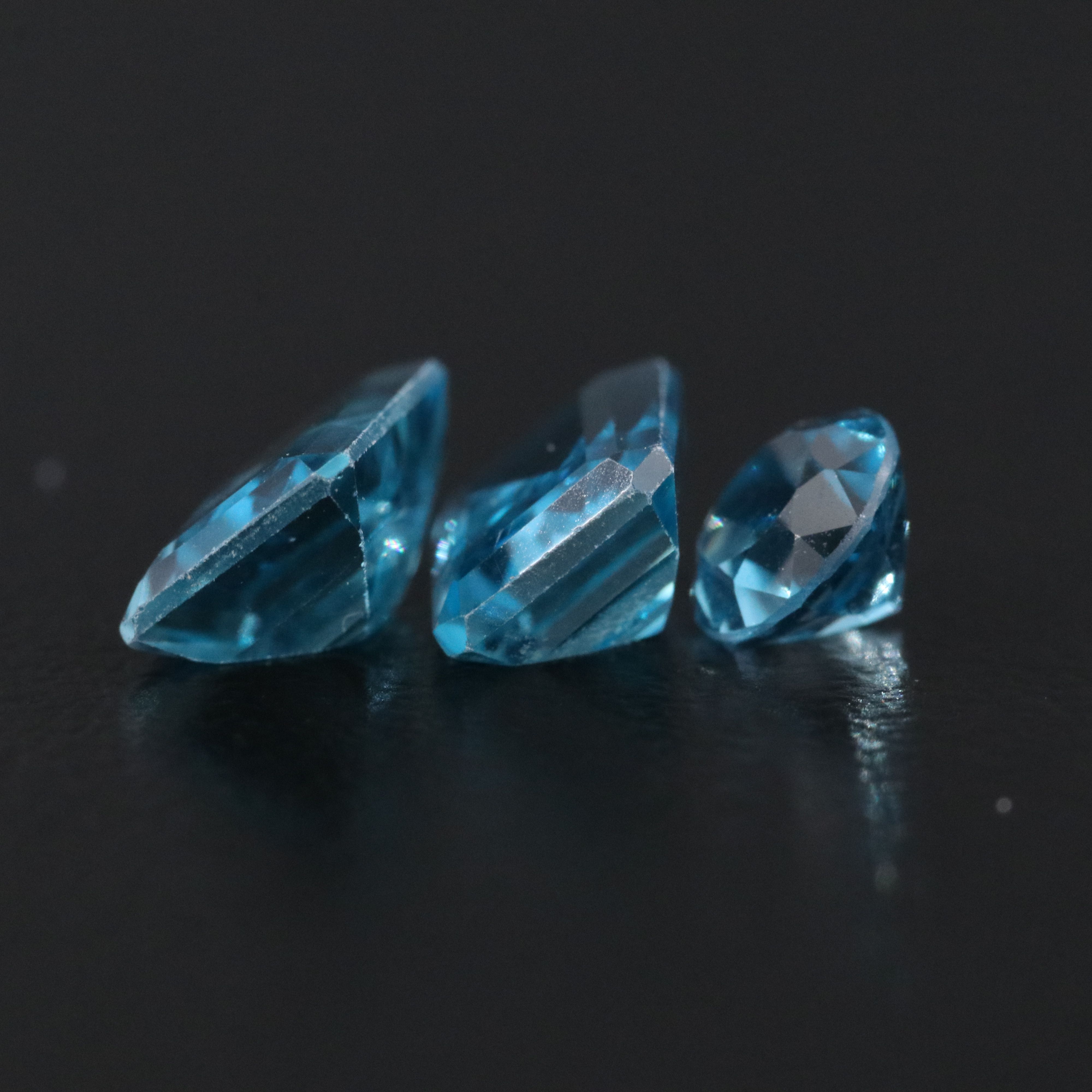 Loose 6.28 CTW Blue Topaz Mixed Lot