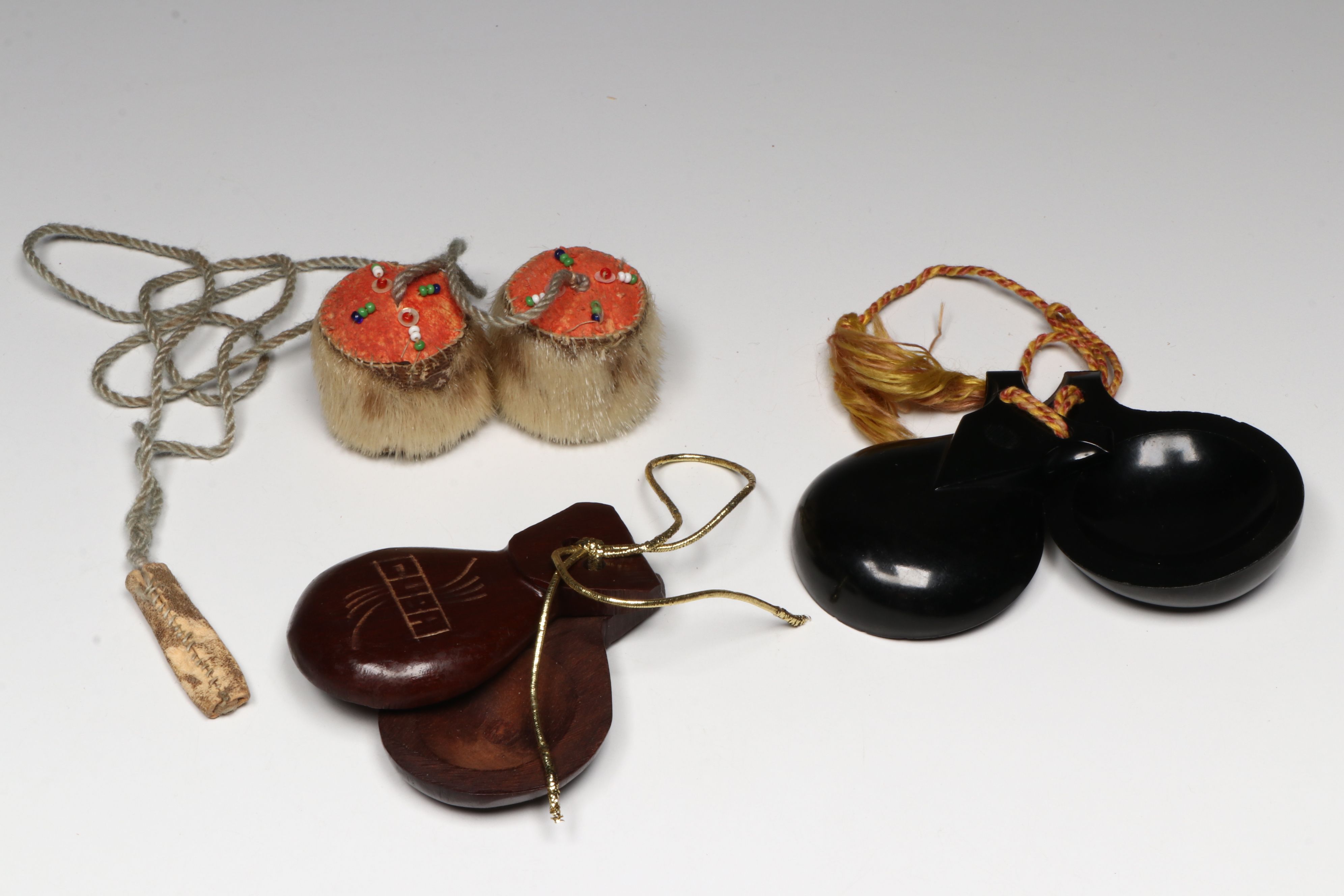 Adriana A. Sisto "Siembra" Carved Wood Sculpture with Other Décor