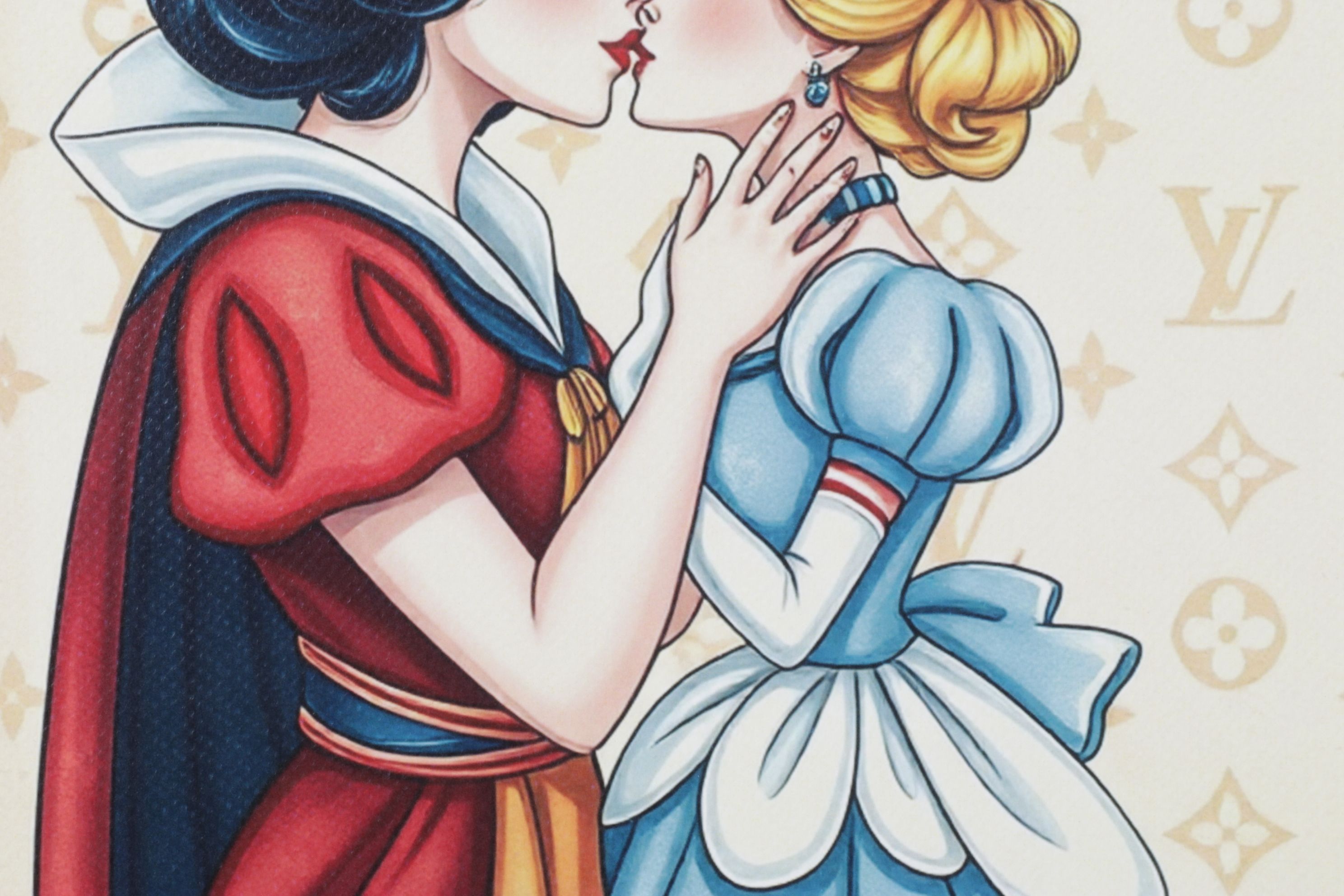 Death NYC Pop Art Homage to Disney Princesses x Louis Vuitton, 2025