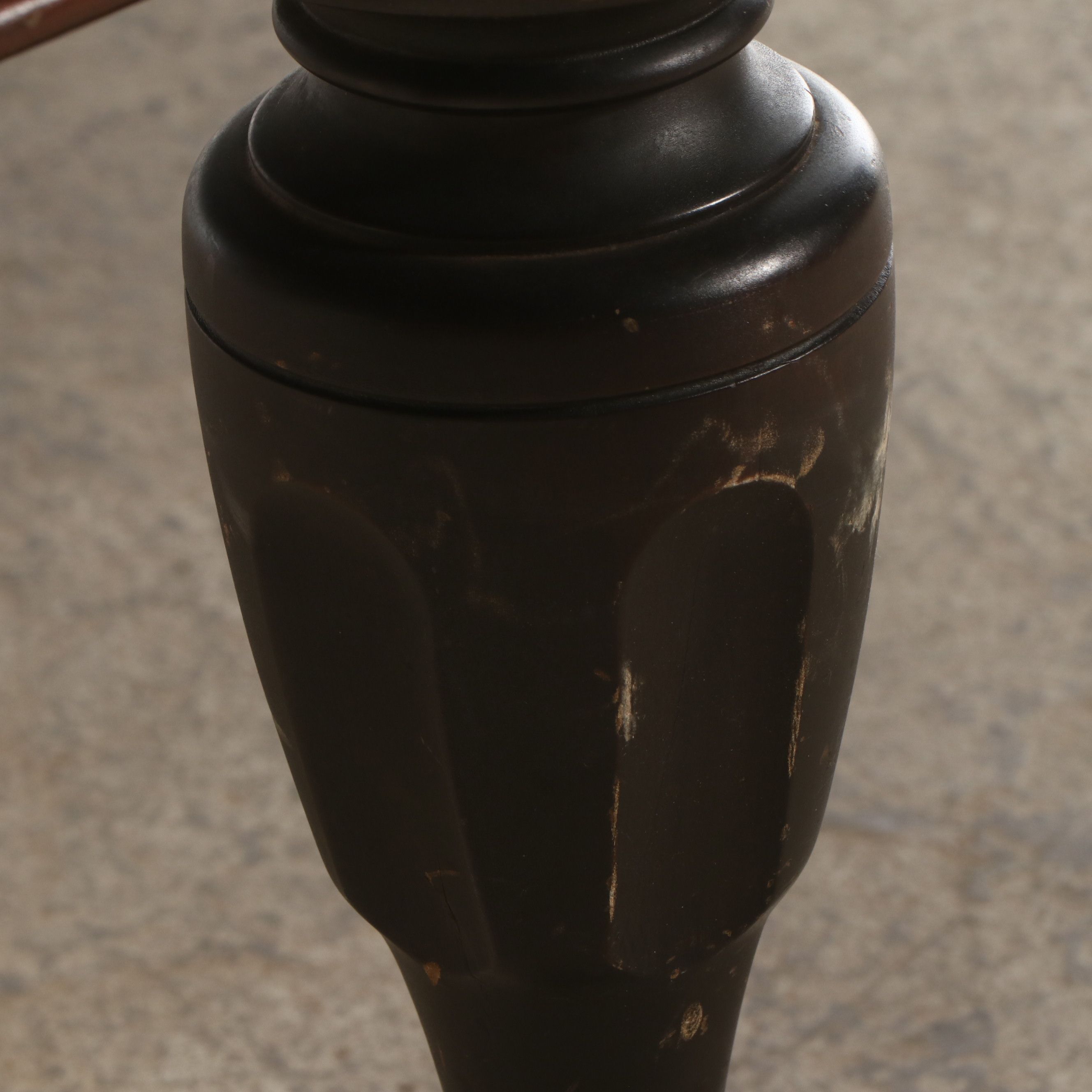 American Empire Style Walnut Finish Spinet Desk, Early 20th Century