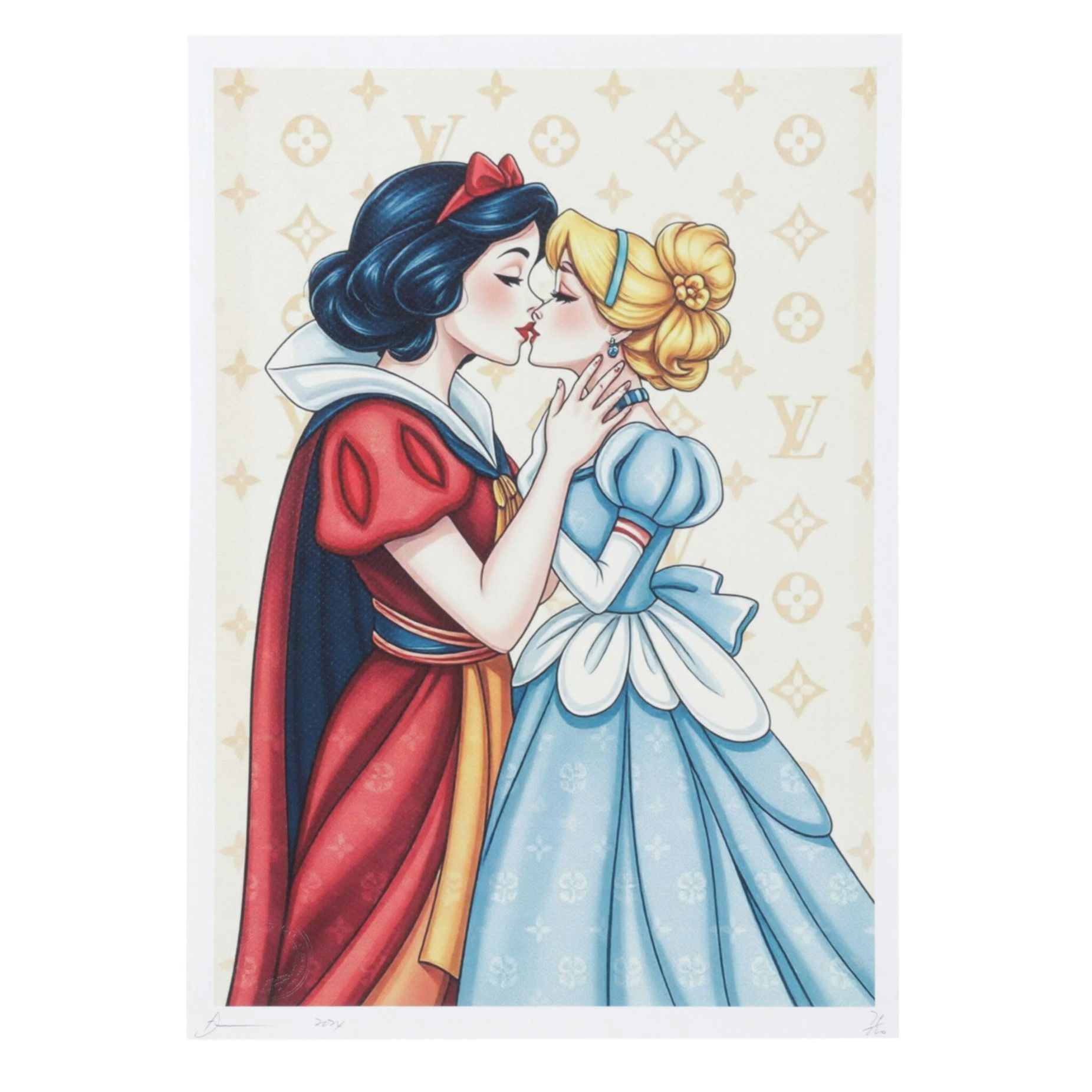 Death NYC Pop Art Homage to Disney Princesses x Louis Vuitton, 2025