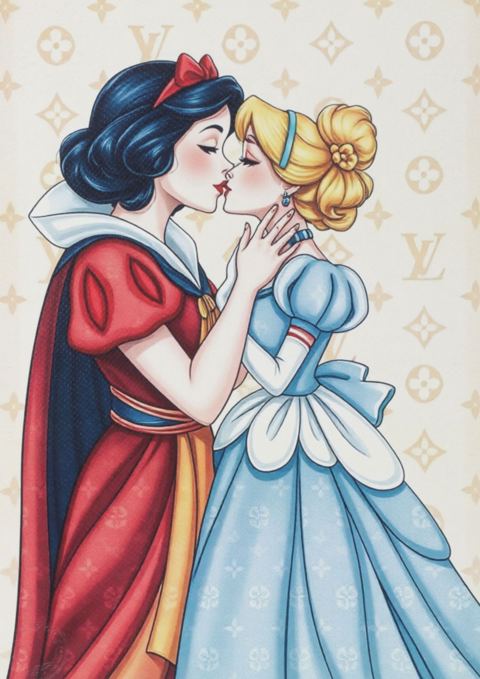 Death NYC Pop Art Homage to Disney Princesses x Louis Vuitton, 2025