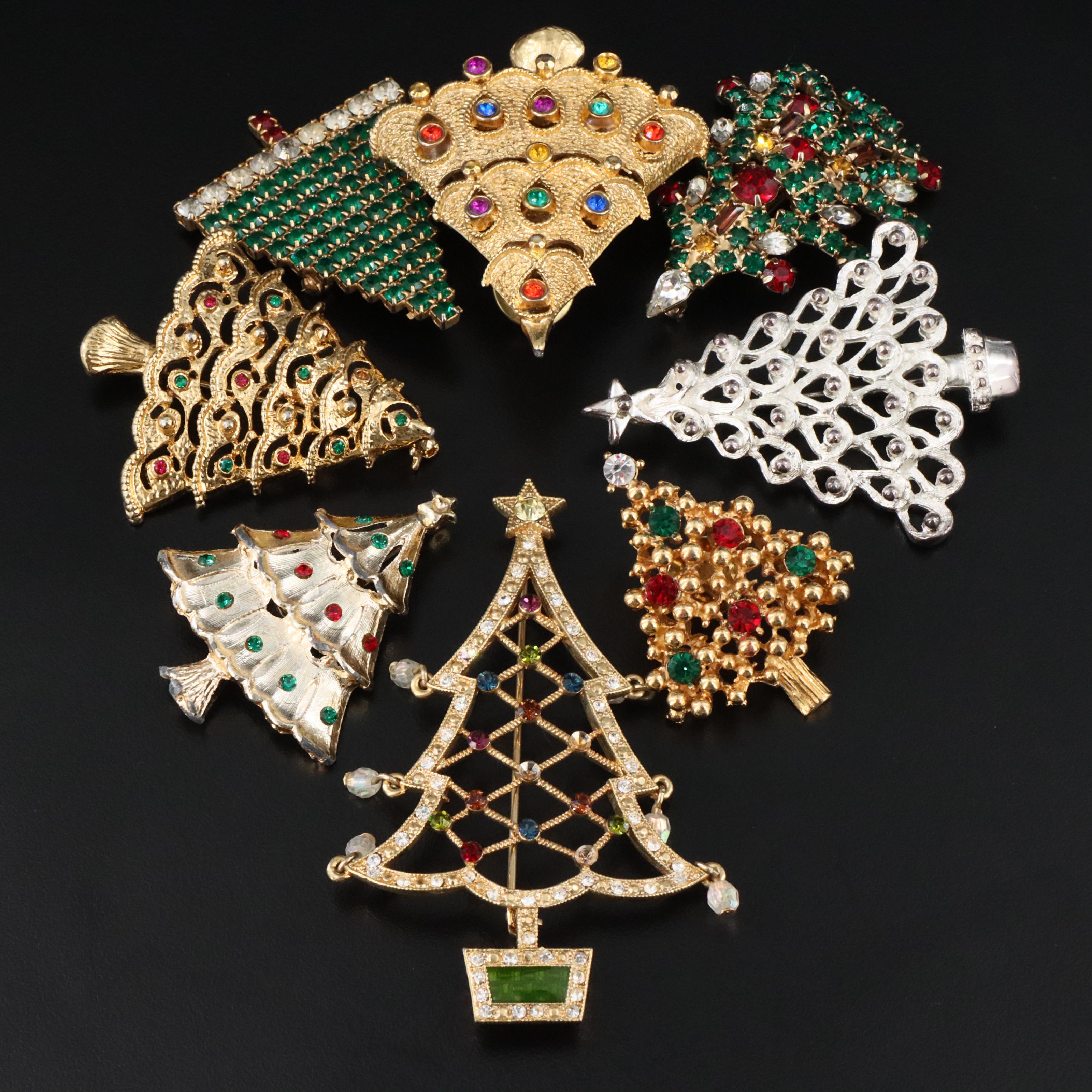 Gerry's and Danecraft Featured in Vintage Christmas Brooch Collection