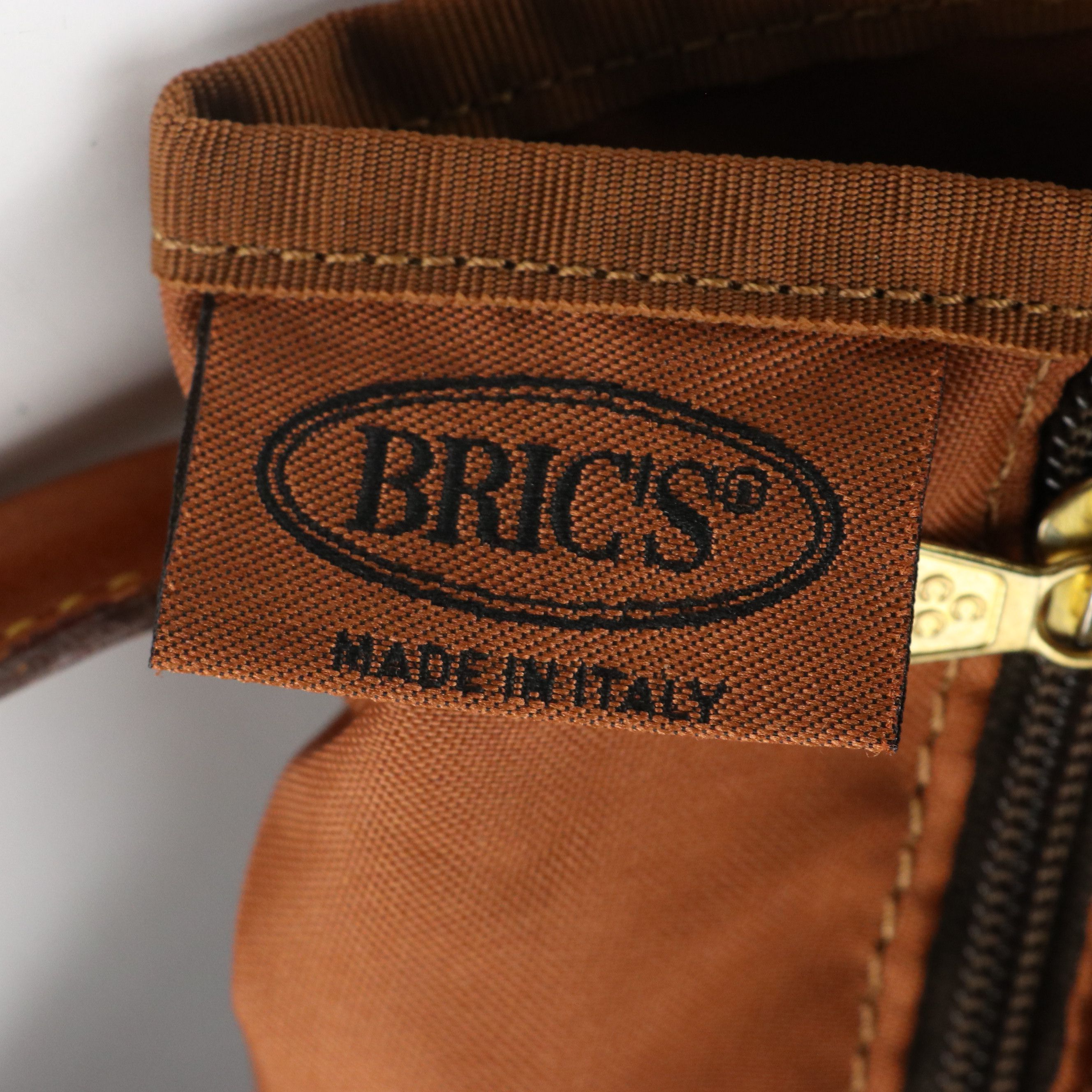Bric's Life Cargo Duffel Bag in Olive Faux Suede and Leather