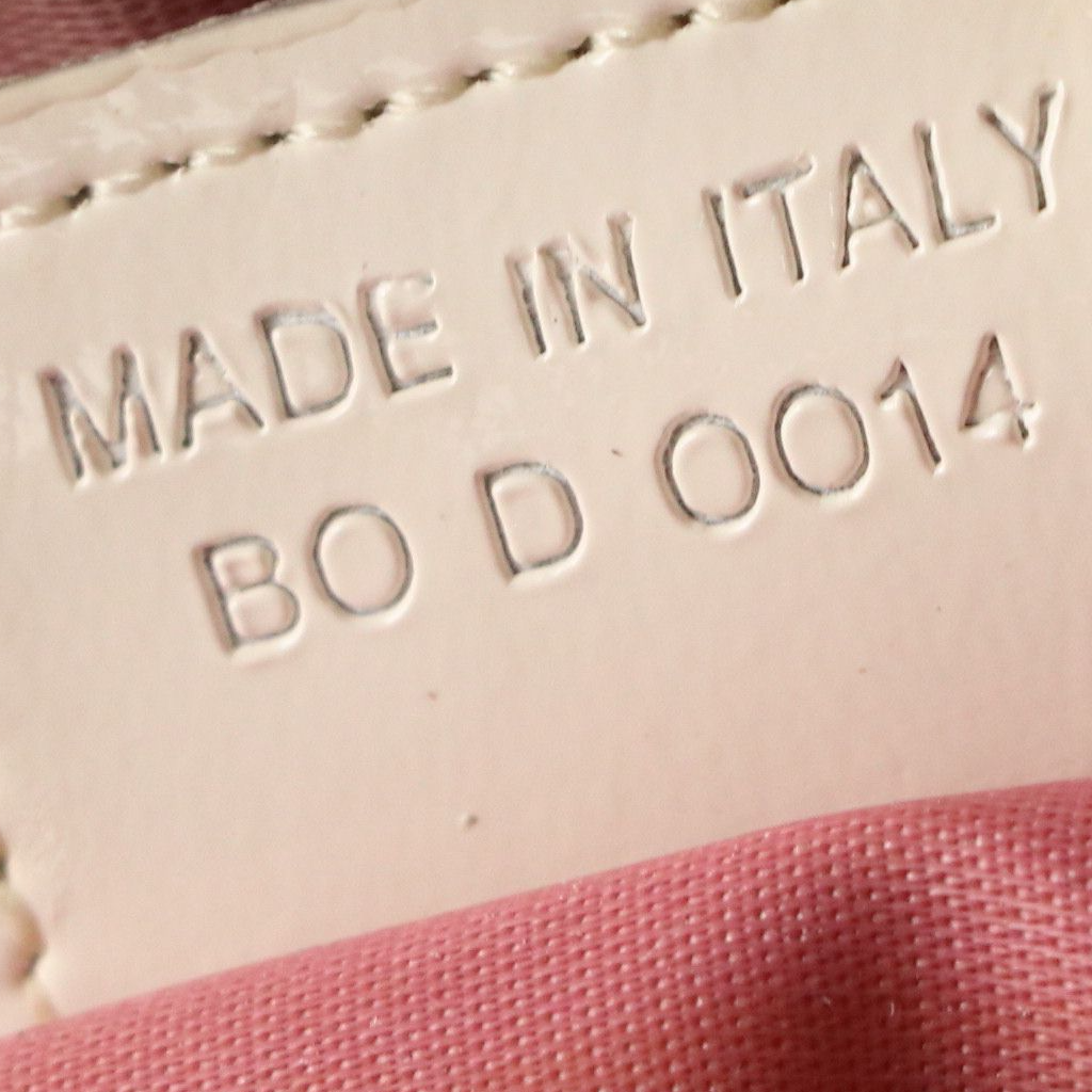 Dior No. 1 Crossbody Bag in Pink Trotter Canvas and Patent Leather