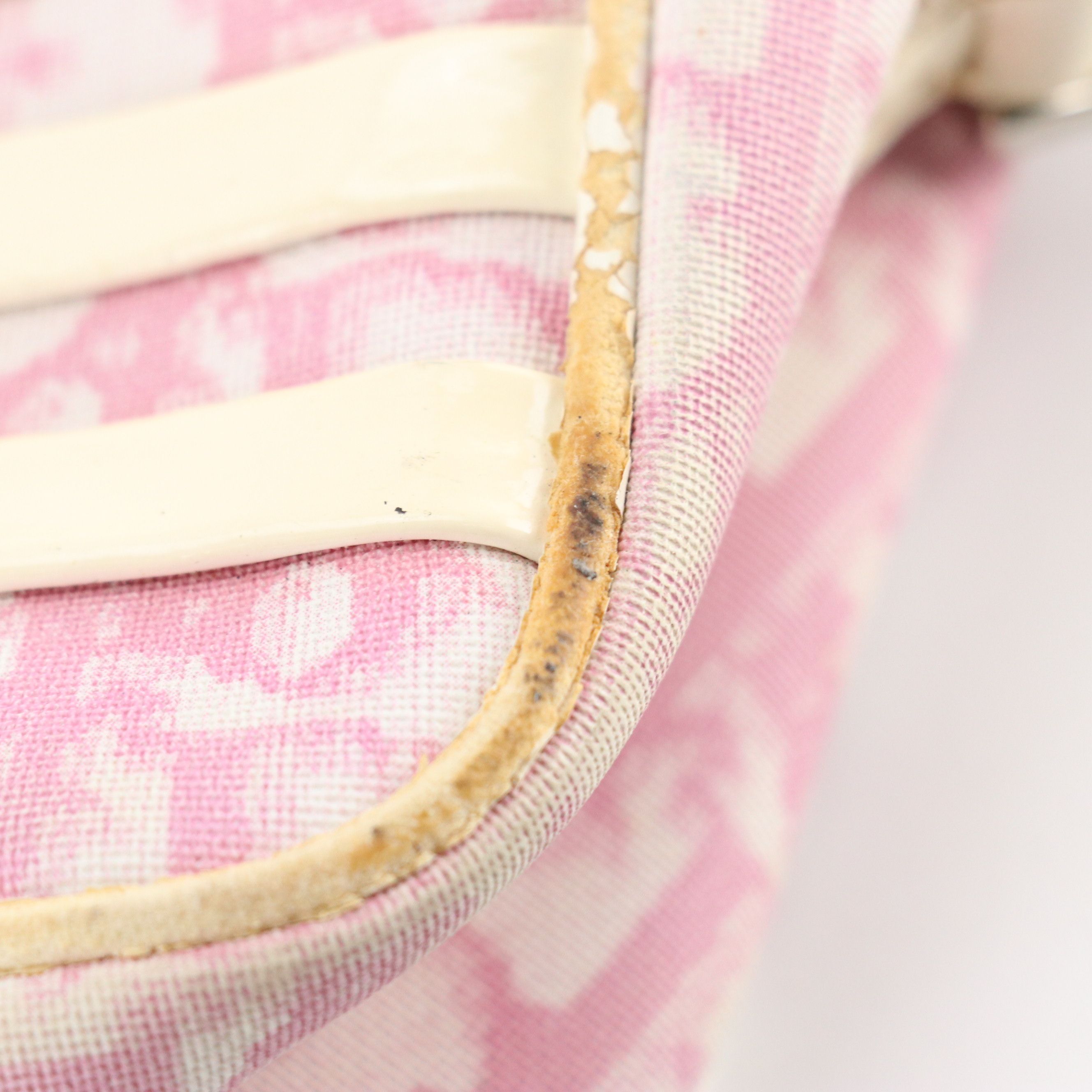 Dior No. 1 Crossbody Bag in Pink Trotter Canvas and Patent Leather