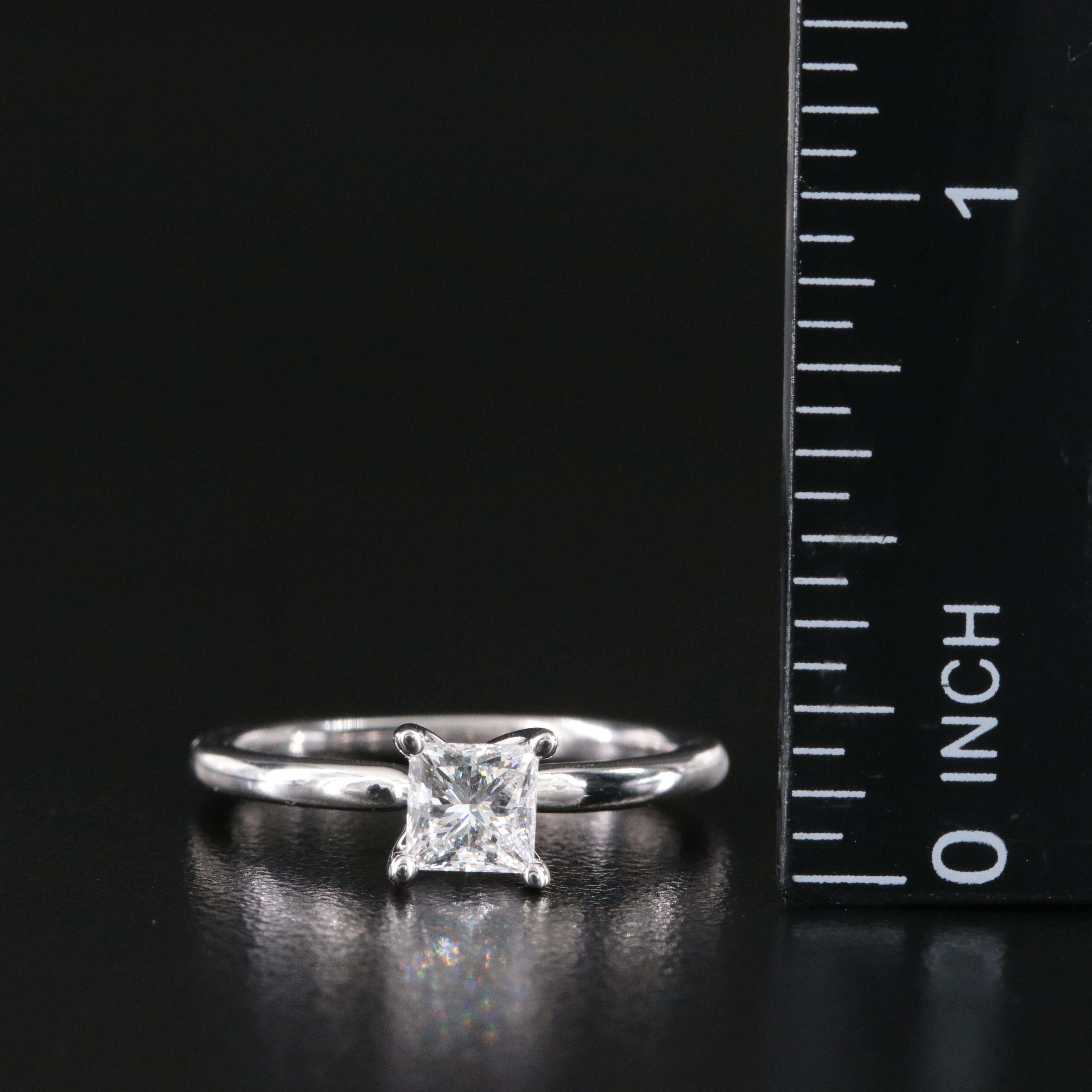 14K 0.72 CT Lab Grown Diamond Solitaire Ring